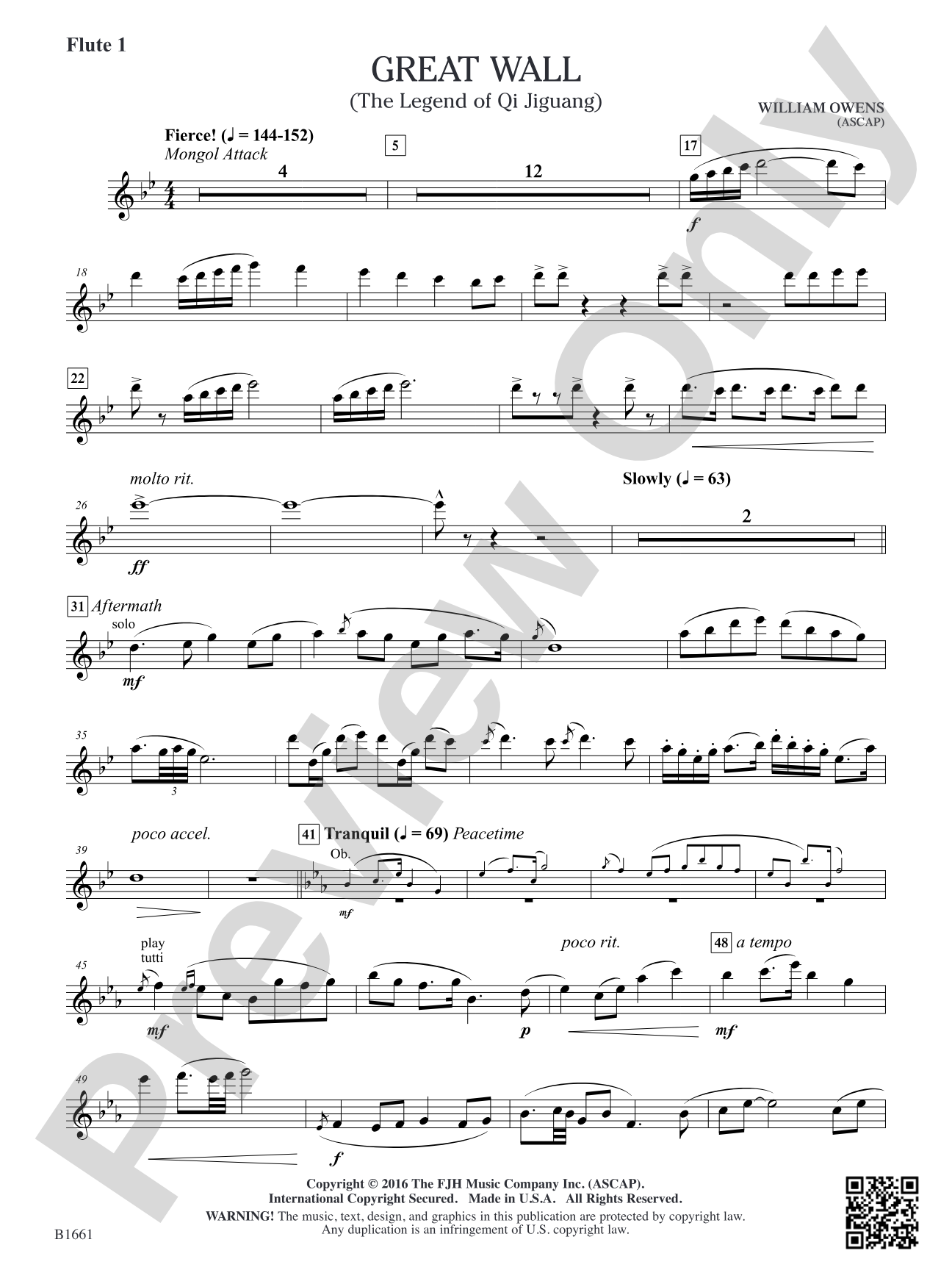 Great Wall: Flute 1