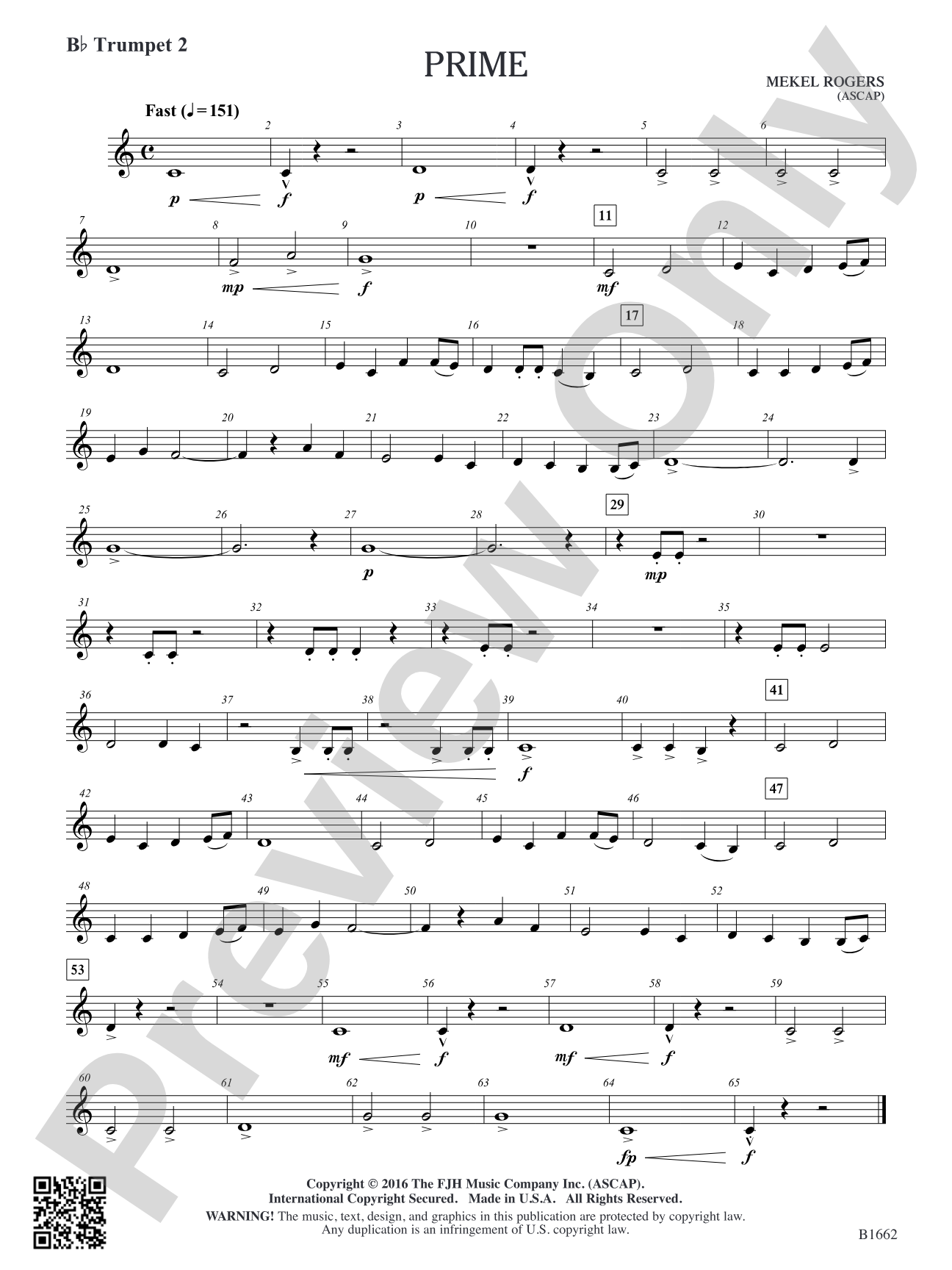 Prime: B-flat Trumpet 2