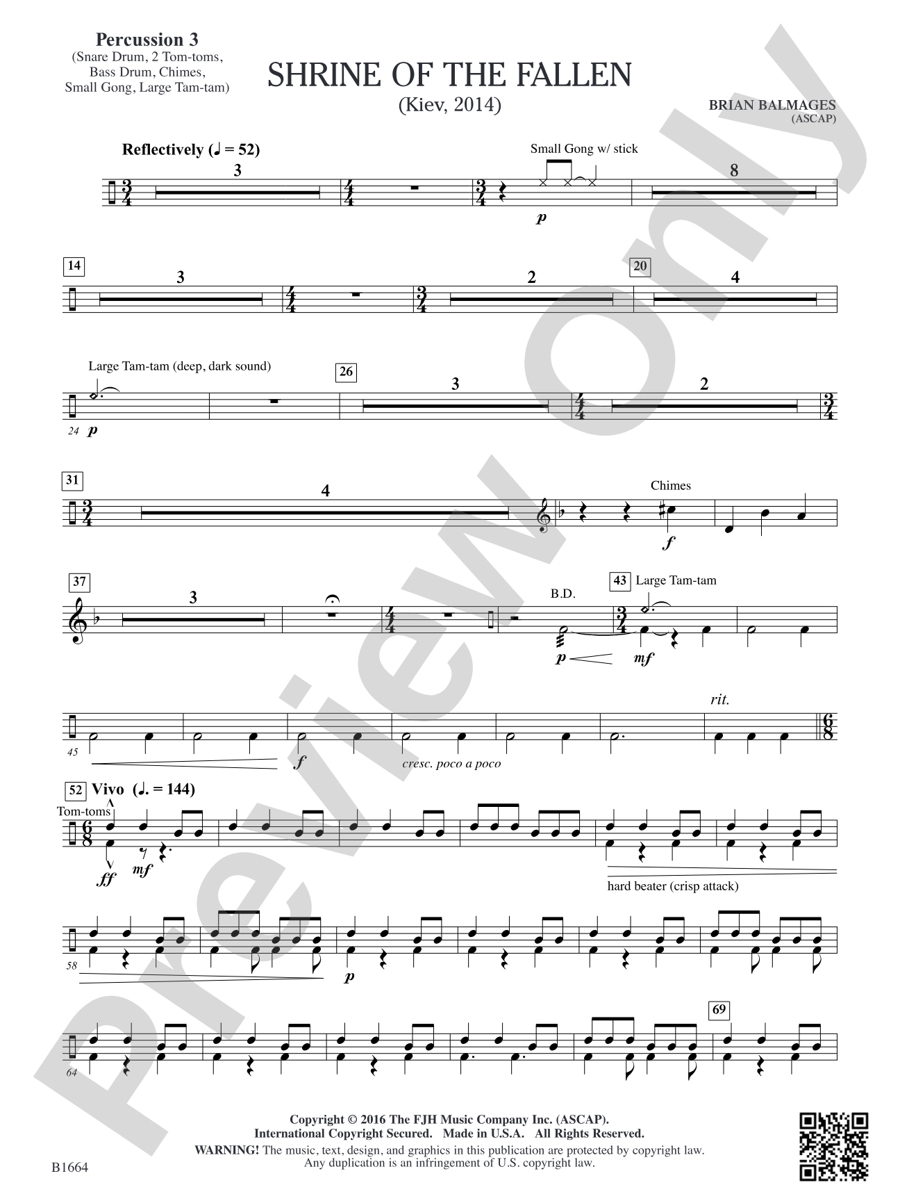 Shrine of the Fallen: Percussion 3