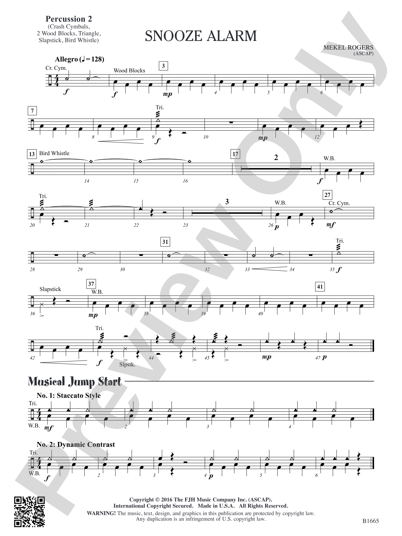Snooze Alarm: Percussion 2