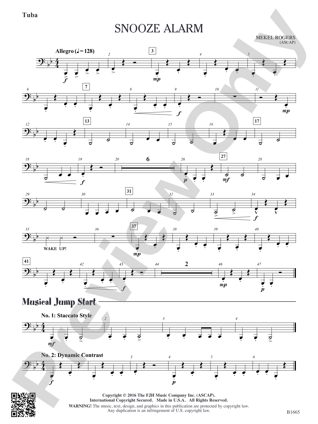 Snooze Alarm: Tuba