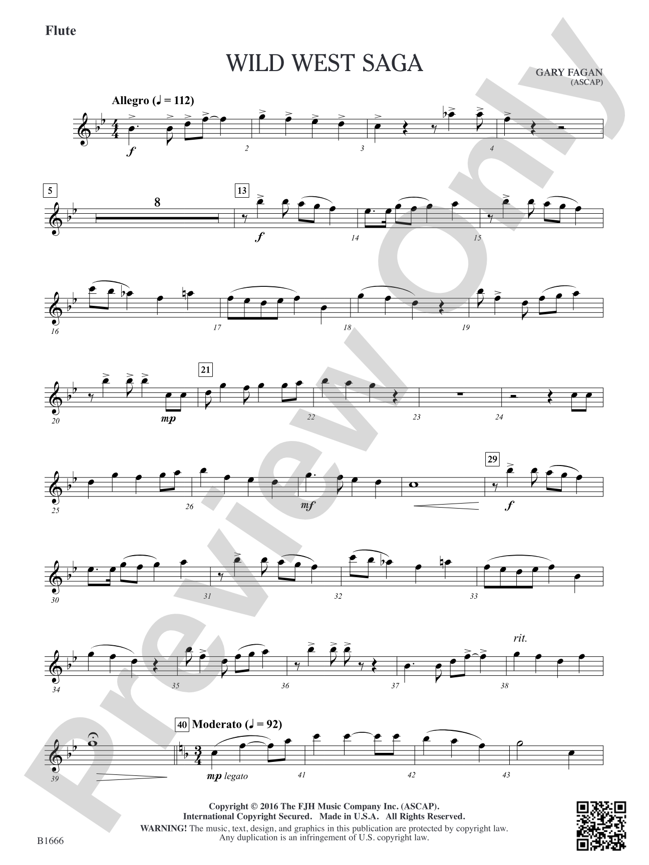 Wild West Saga: Flute