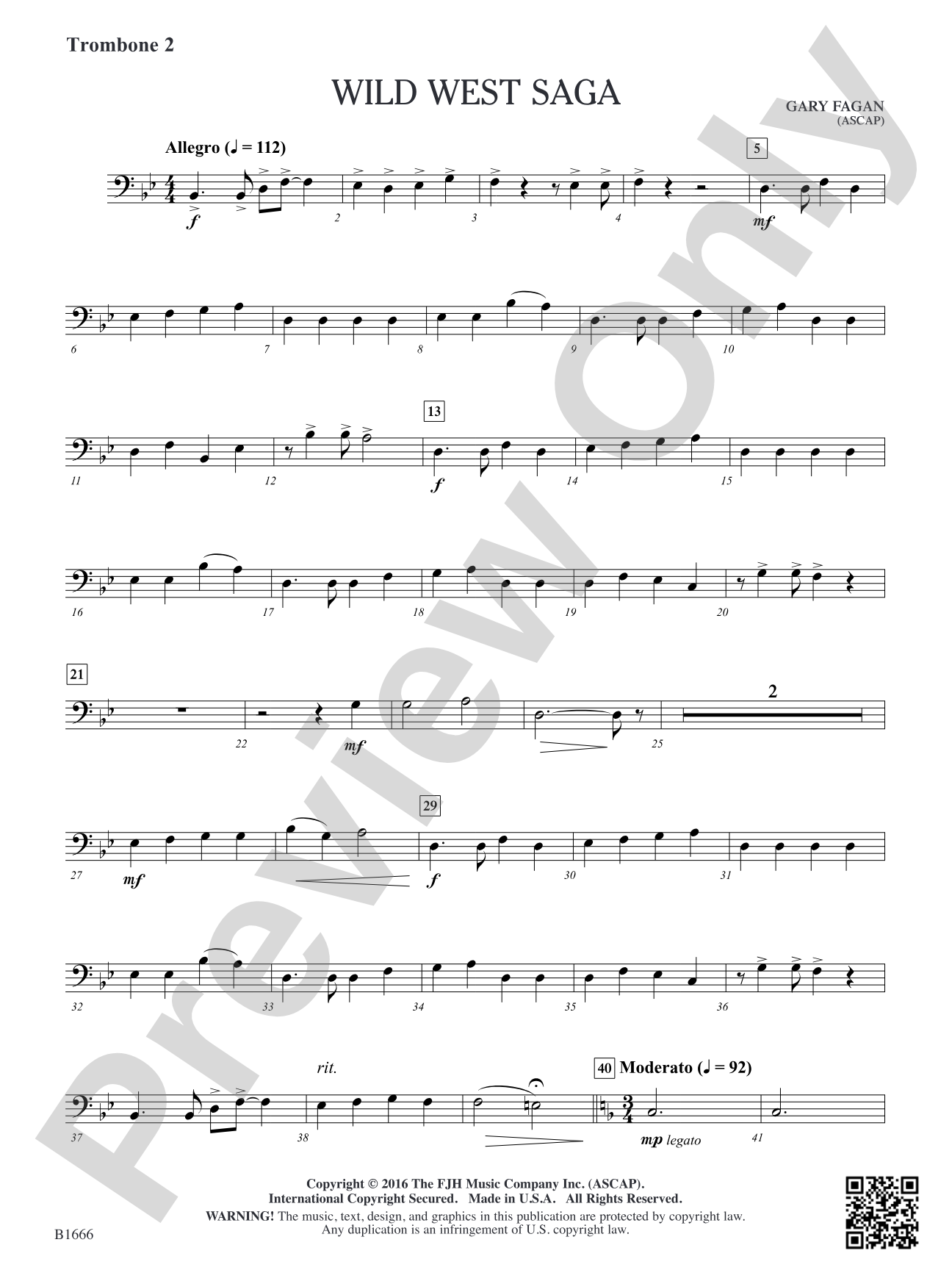 Wild West Saga: Trombone 2