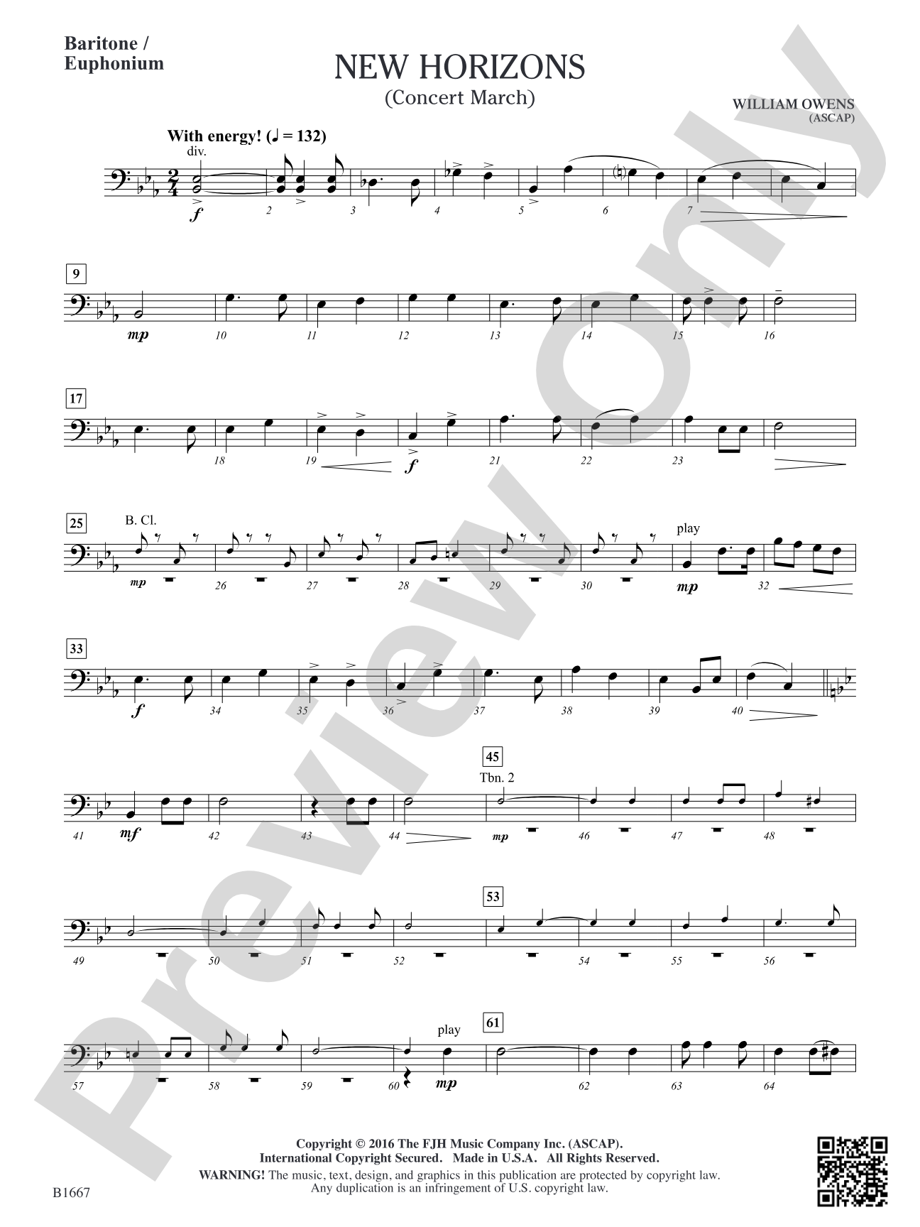 New Horizons: Baritone / Euphonium