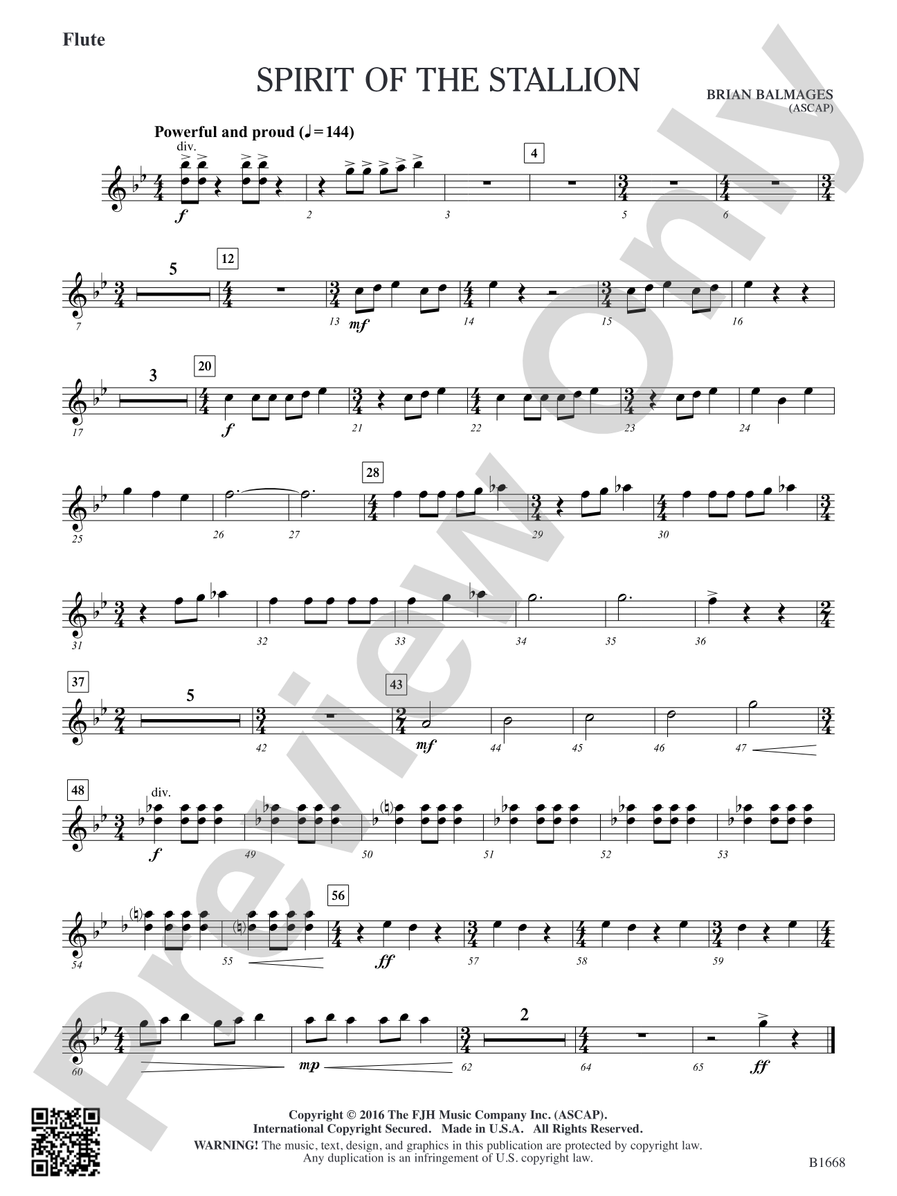 Spirit of the Stallion: Flute
