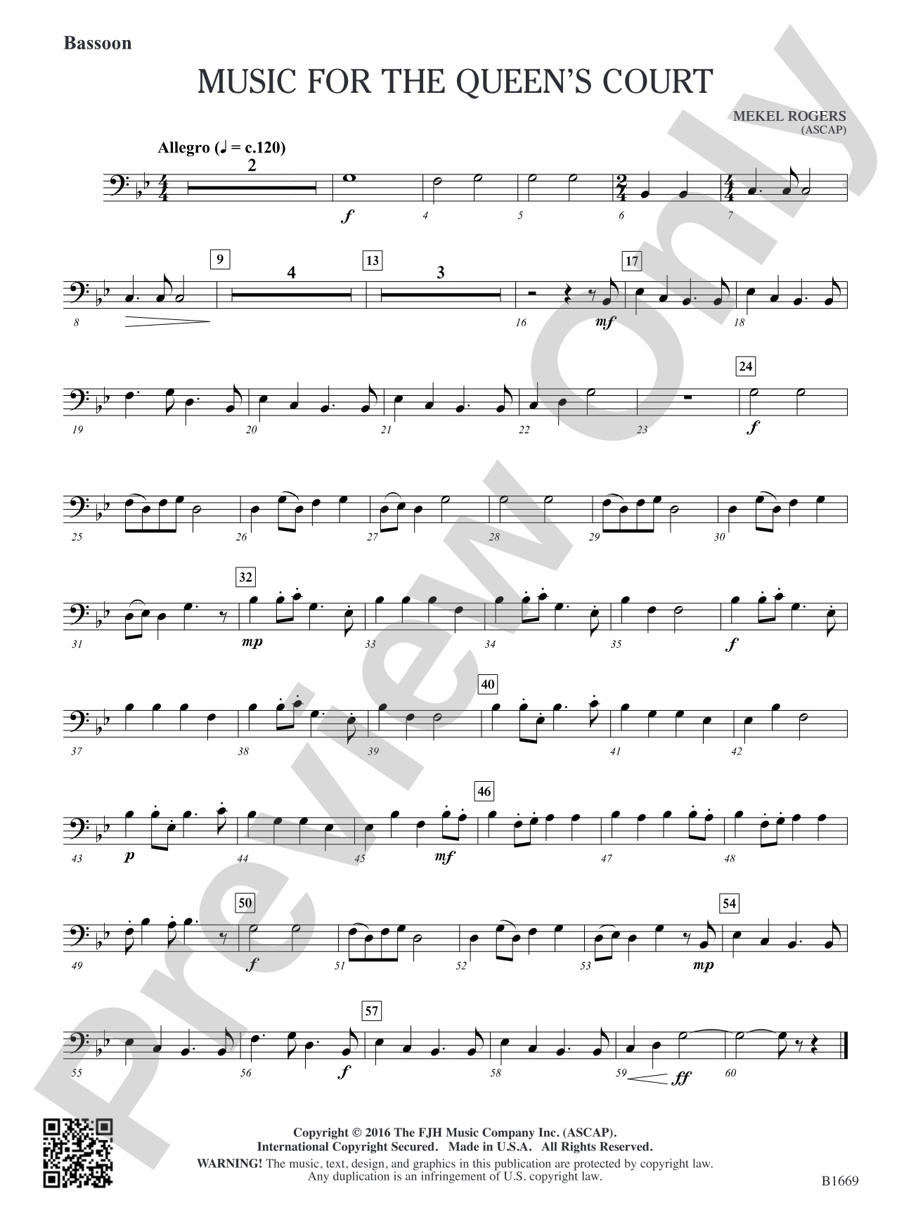 Music for the Queen's Court: Bassoon