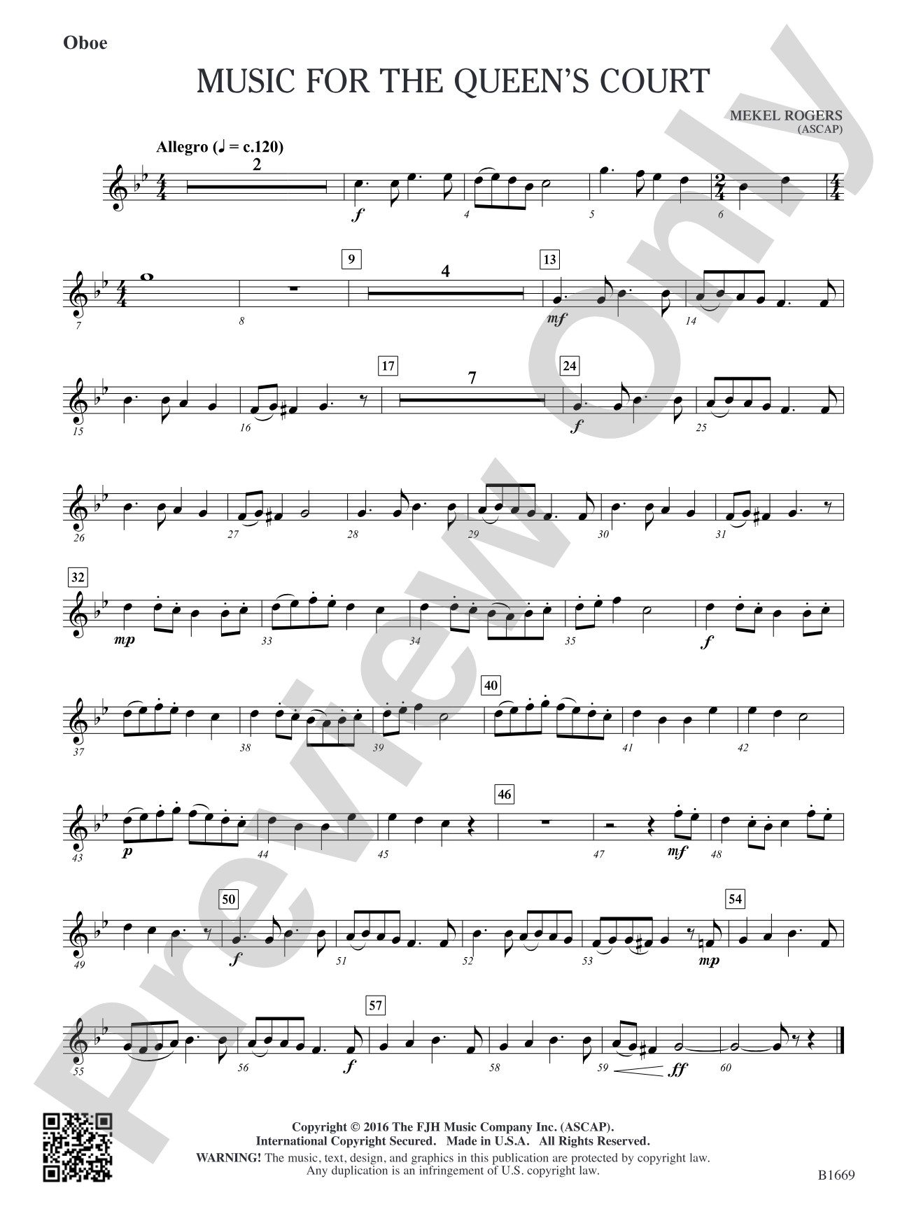 Music for the Queen's Court: Oboe