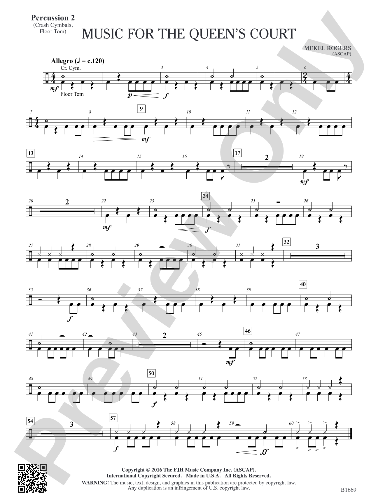Music for the Queen's Court: Percussion 2