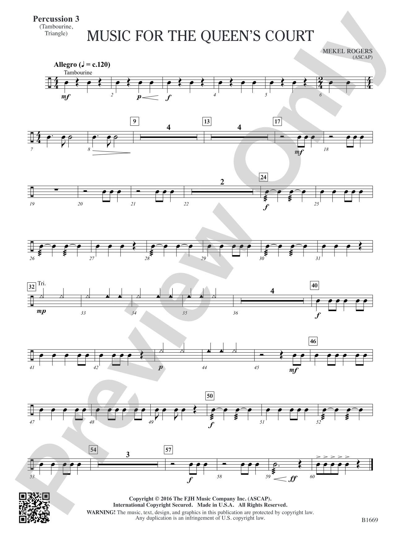 Music for the Queen's Court: Percussion 3