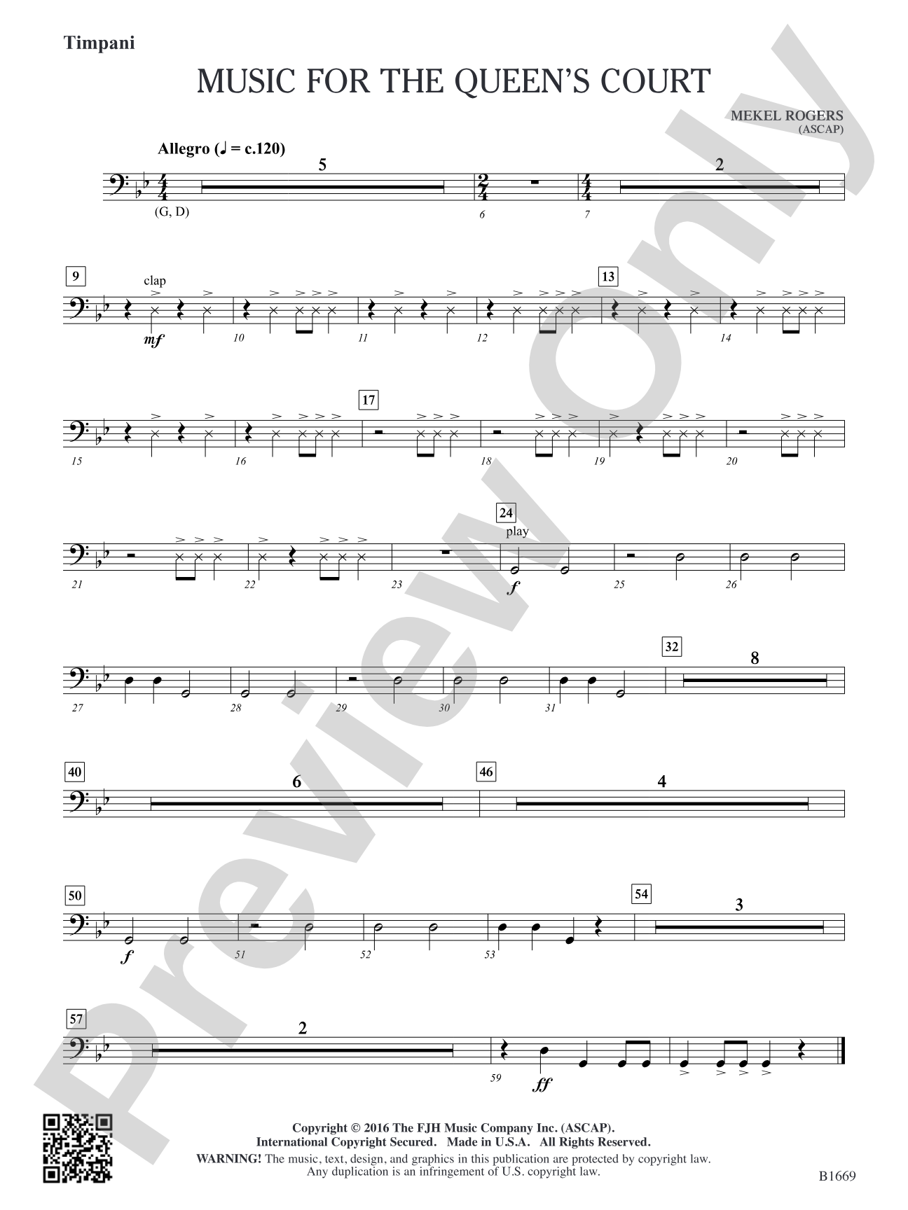 Music for the Queen's Court: Timpani
