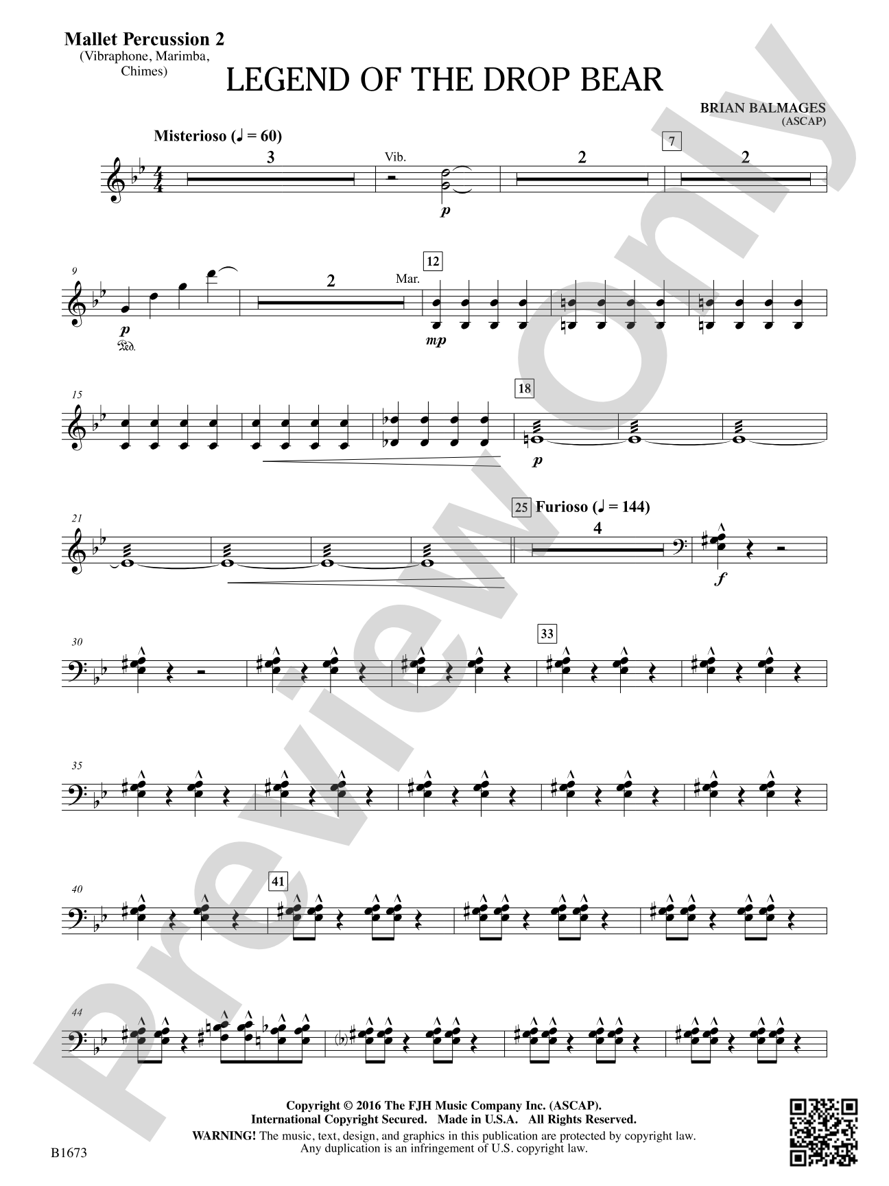 Legend of the Drop Bear: Mallet Percussion 2