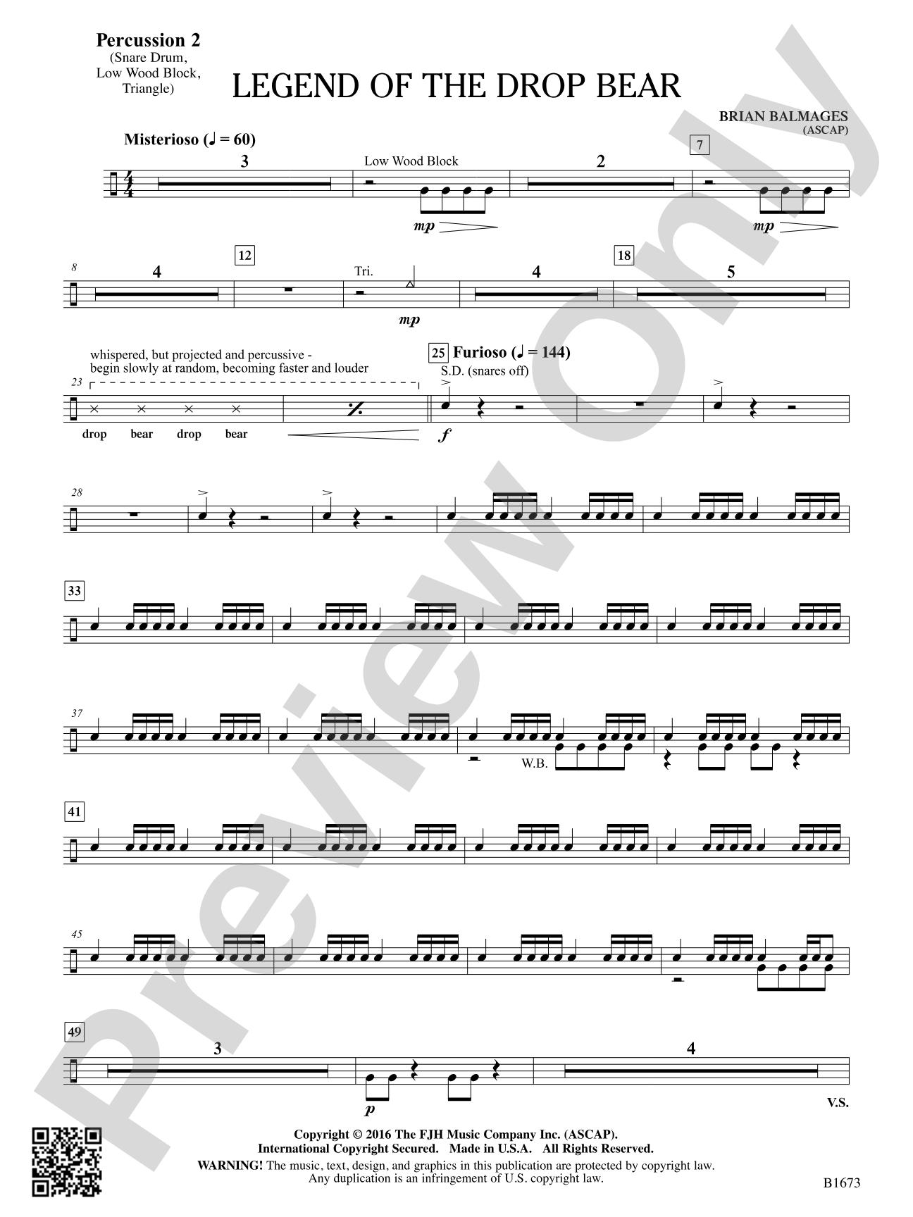 Legend of the Drop Bear: Percussion 2
