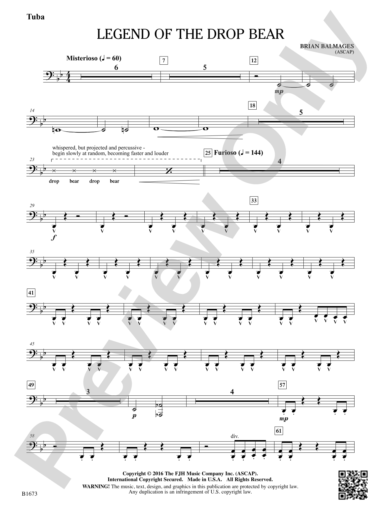 Legend of the Drop Bear: Tuba