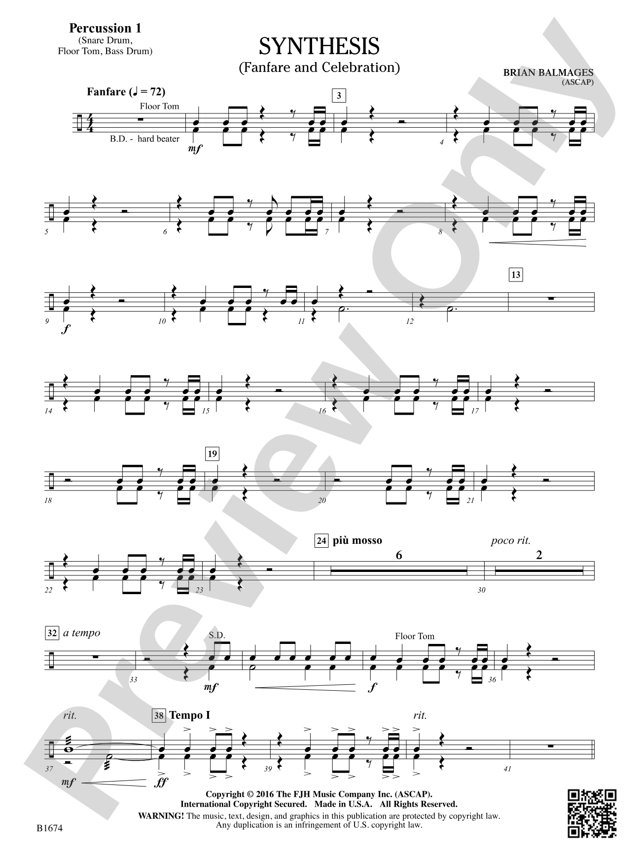 Synthesis: Percussion 1