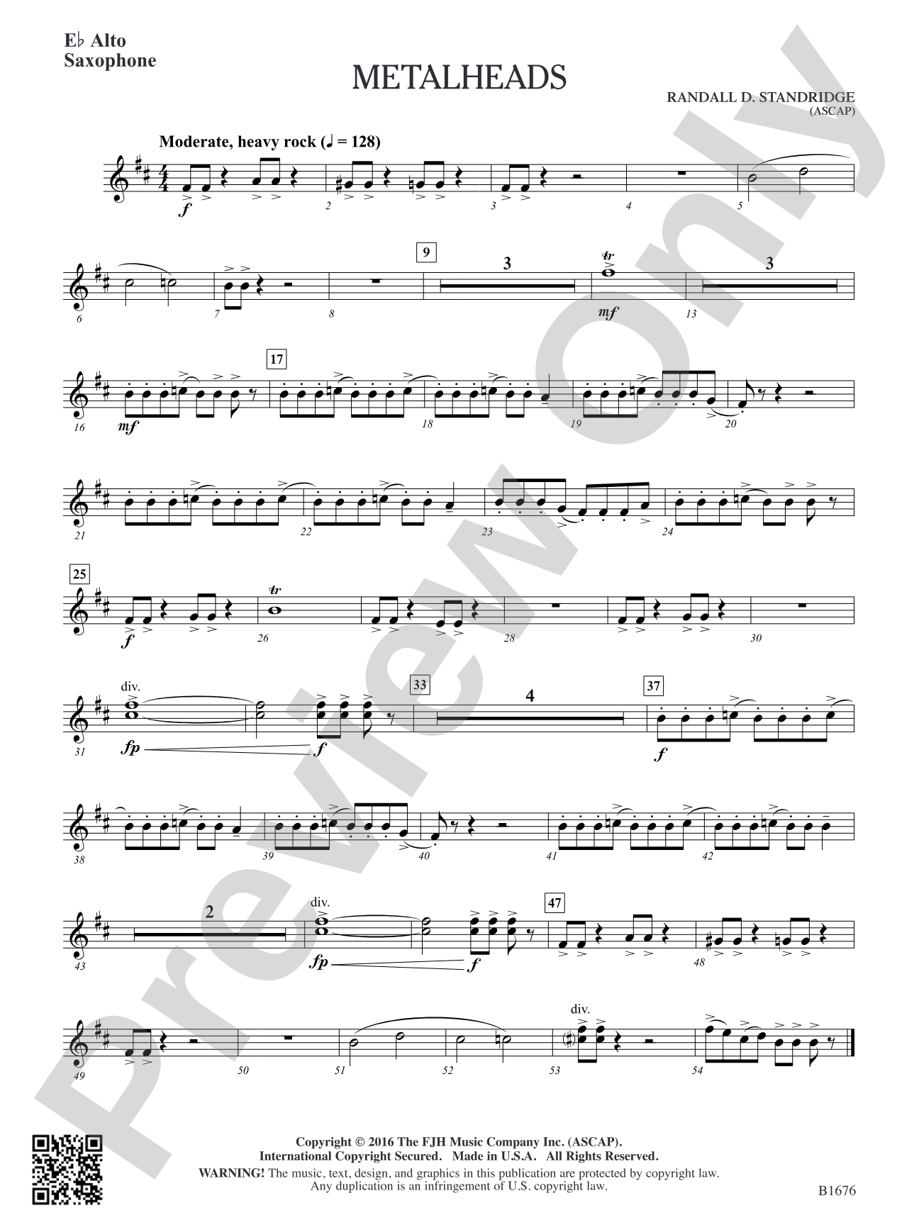 Metalheads: E-flat Alto Saxophone