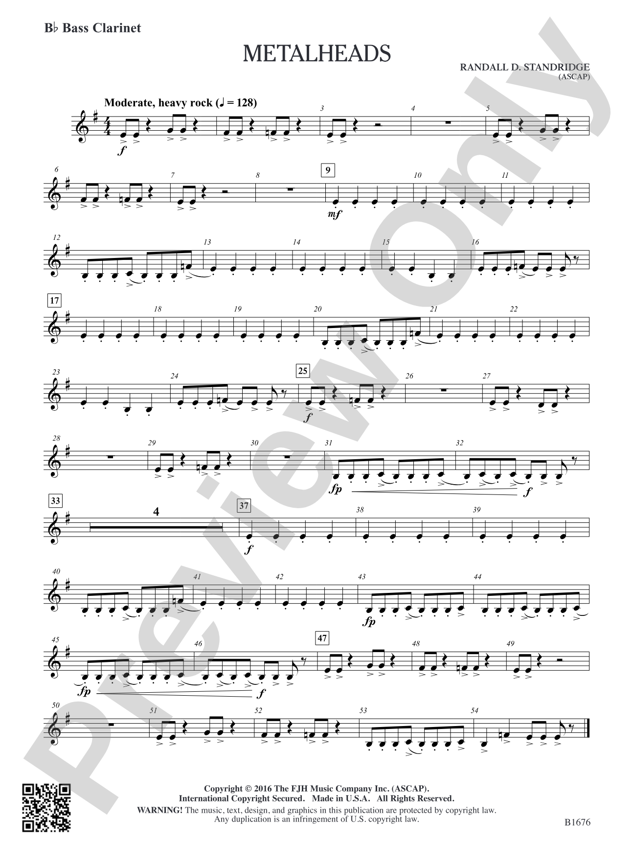 Metalheads: B-flat Bass Clarinet