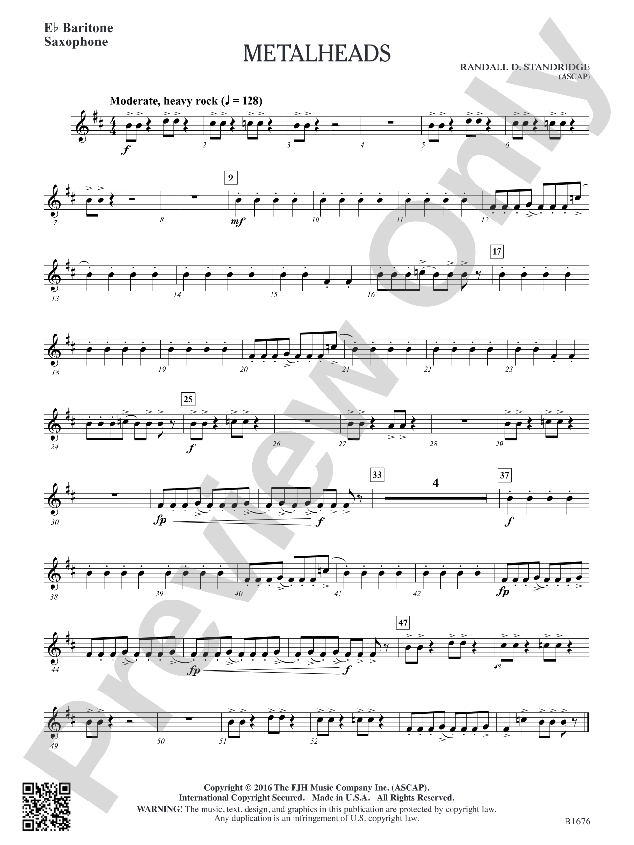 Metalheads: E-flat Baritone Saxophone