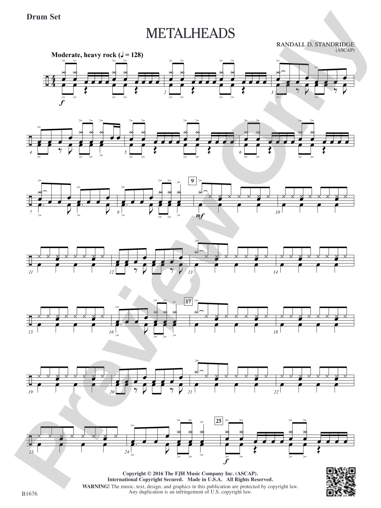Metalheads: Drum Set (opt.)