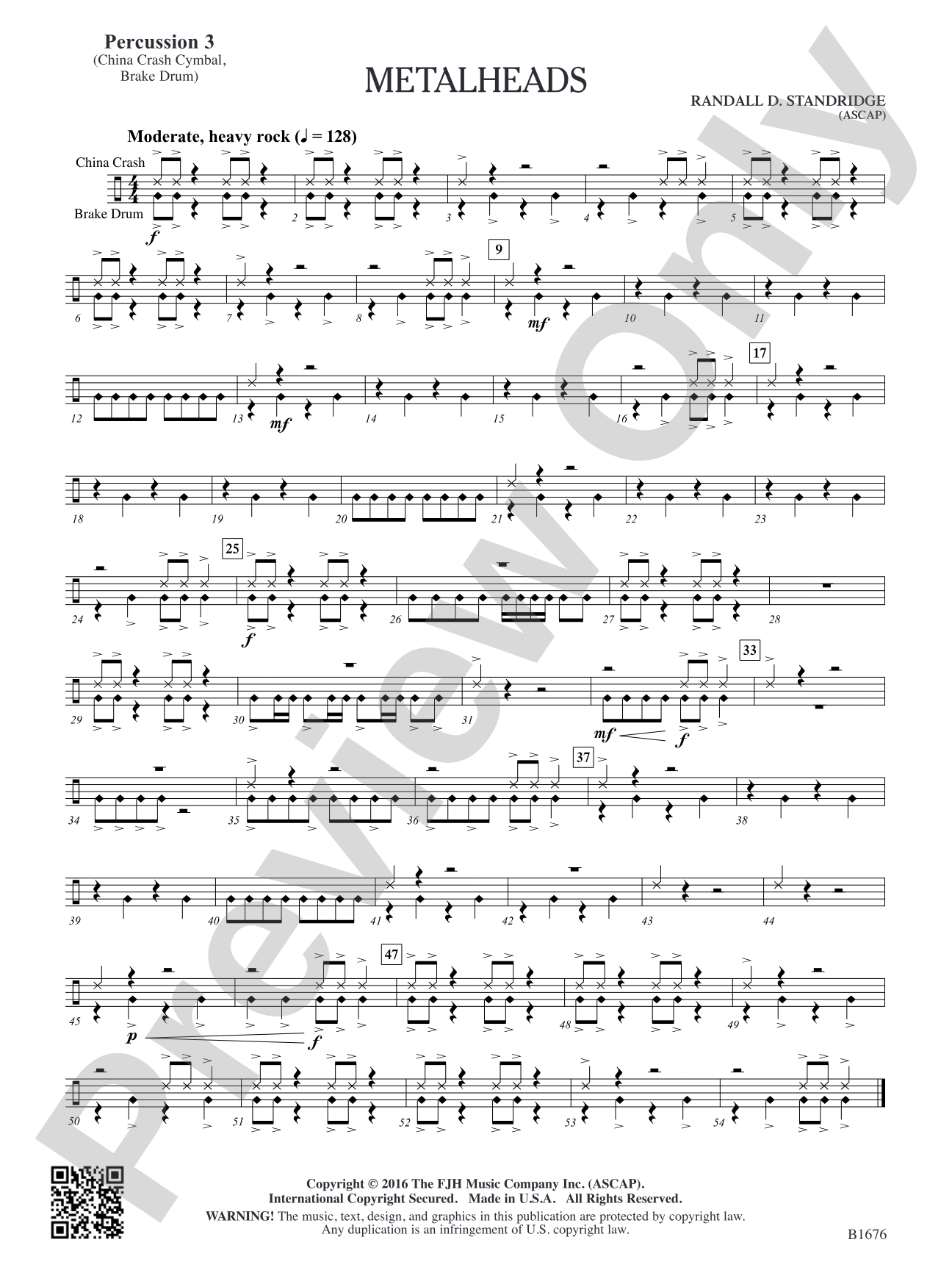 Metalheads: Percussion 3