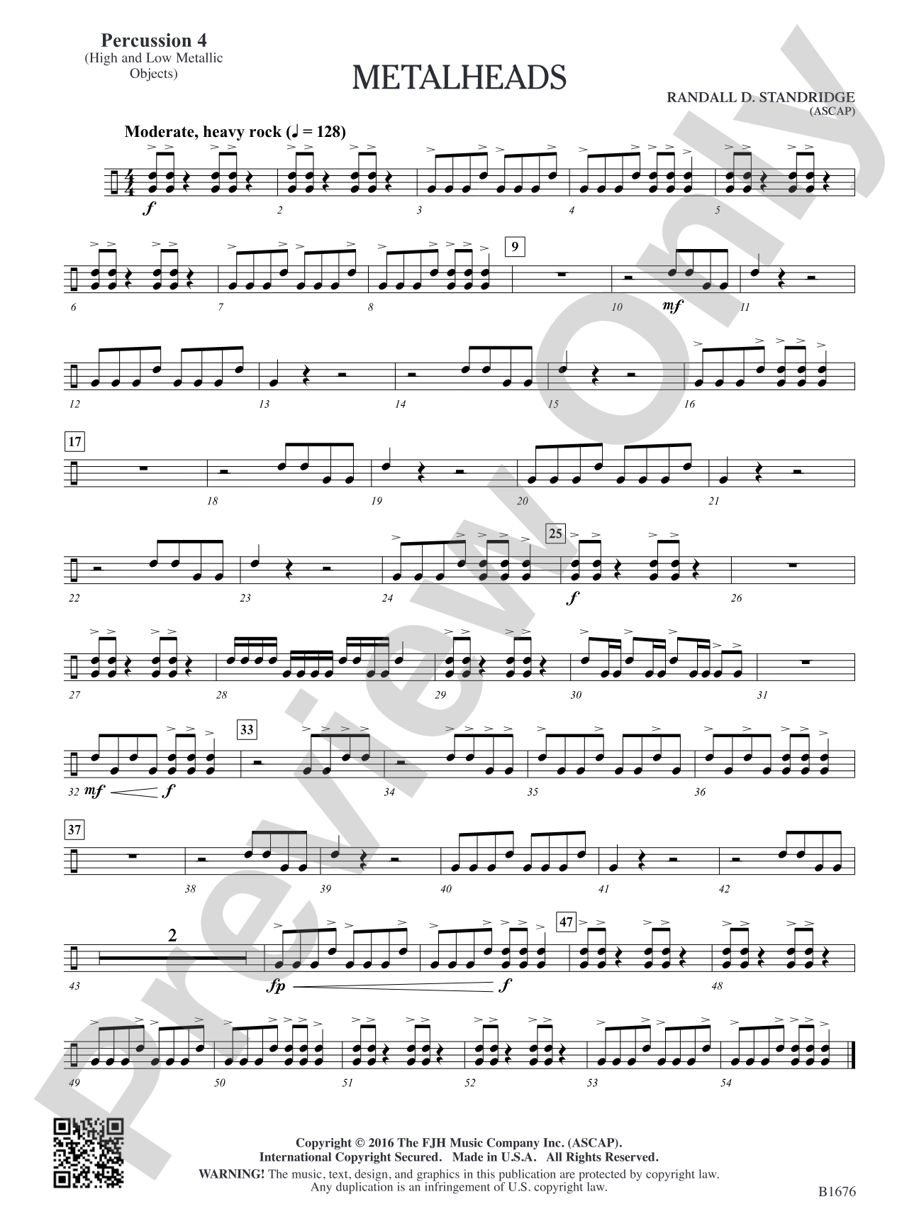 Metalheads: Percussion 4