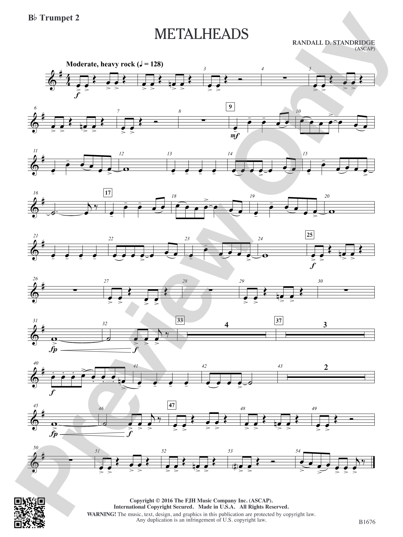 Metalheads: B-flat Trumpet 2