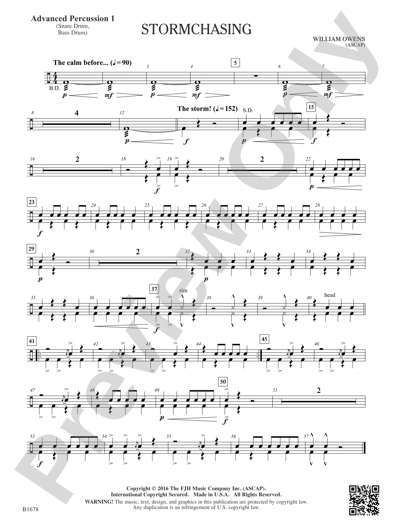 Stormchasing: Advanced Percussion 1