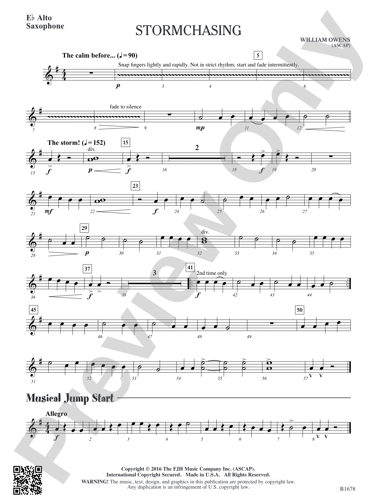 Stormchasing: E-flat Alto Saxophone