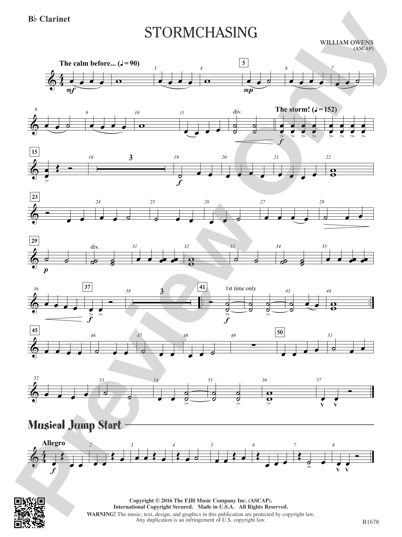 Stormchasing: B-flat Clarinet