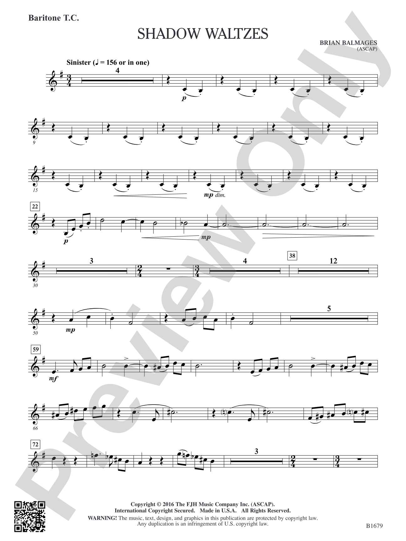Shadow Waltzes: Baritone T.C.