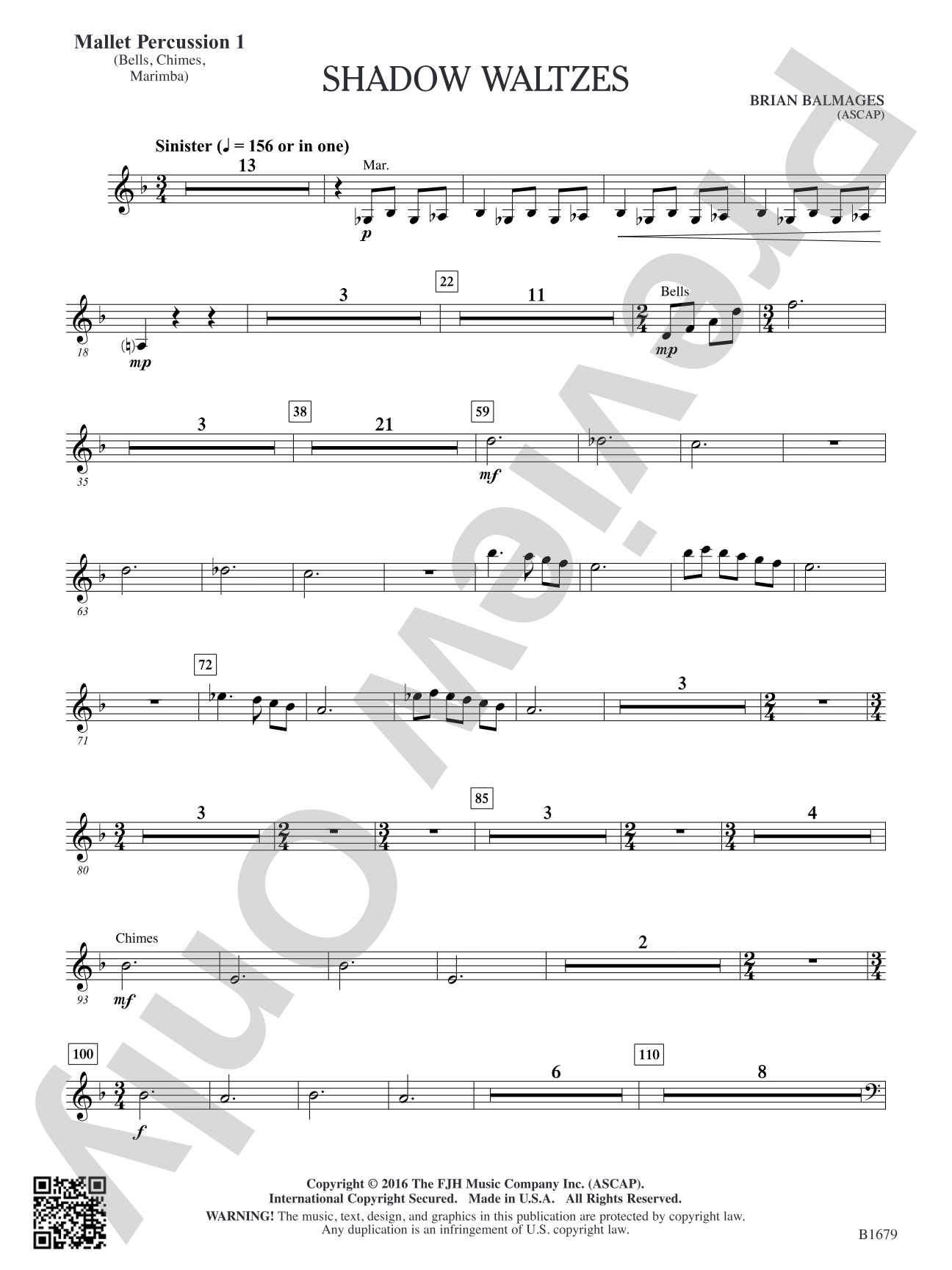 Shadow Waltzes: Mallet Percussion 1