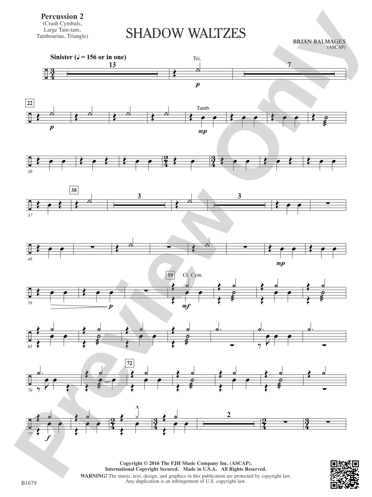 Shadow Waltzes: Percussion 2