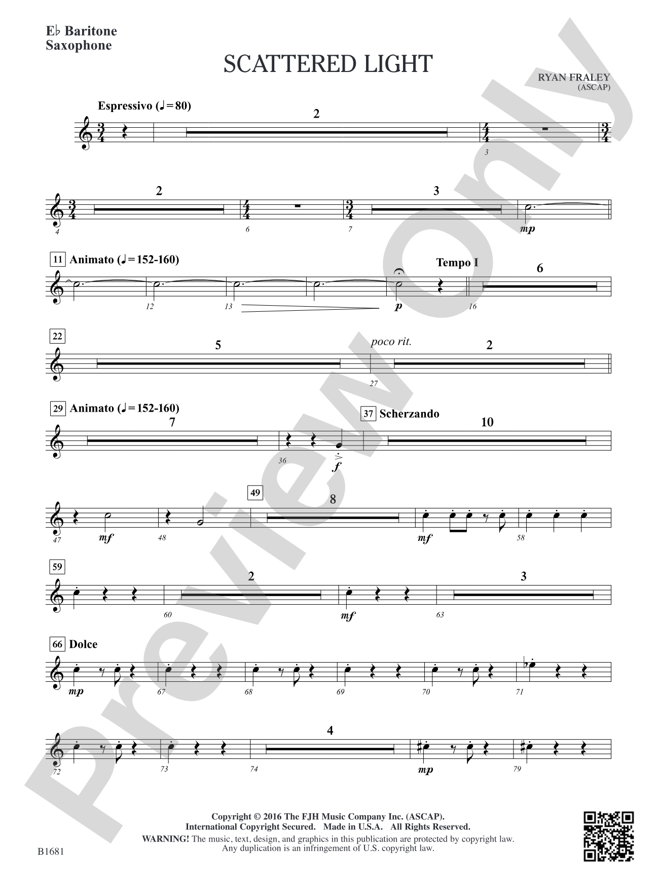 Scattered Light: E-flat Baritone Saxophone