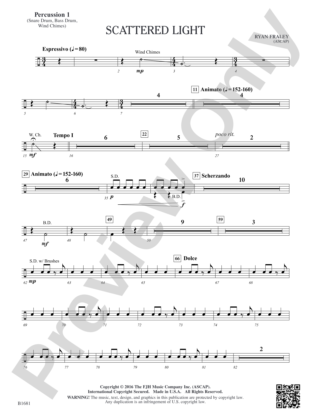 Scattered Light: Percussion 1