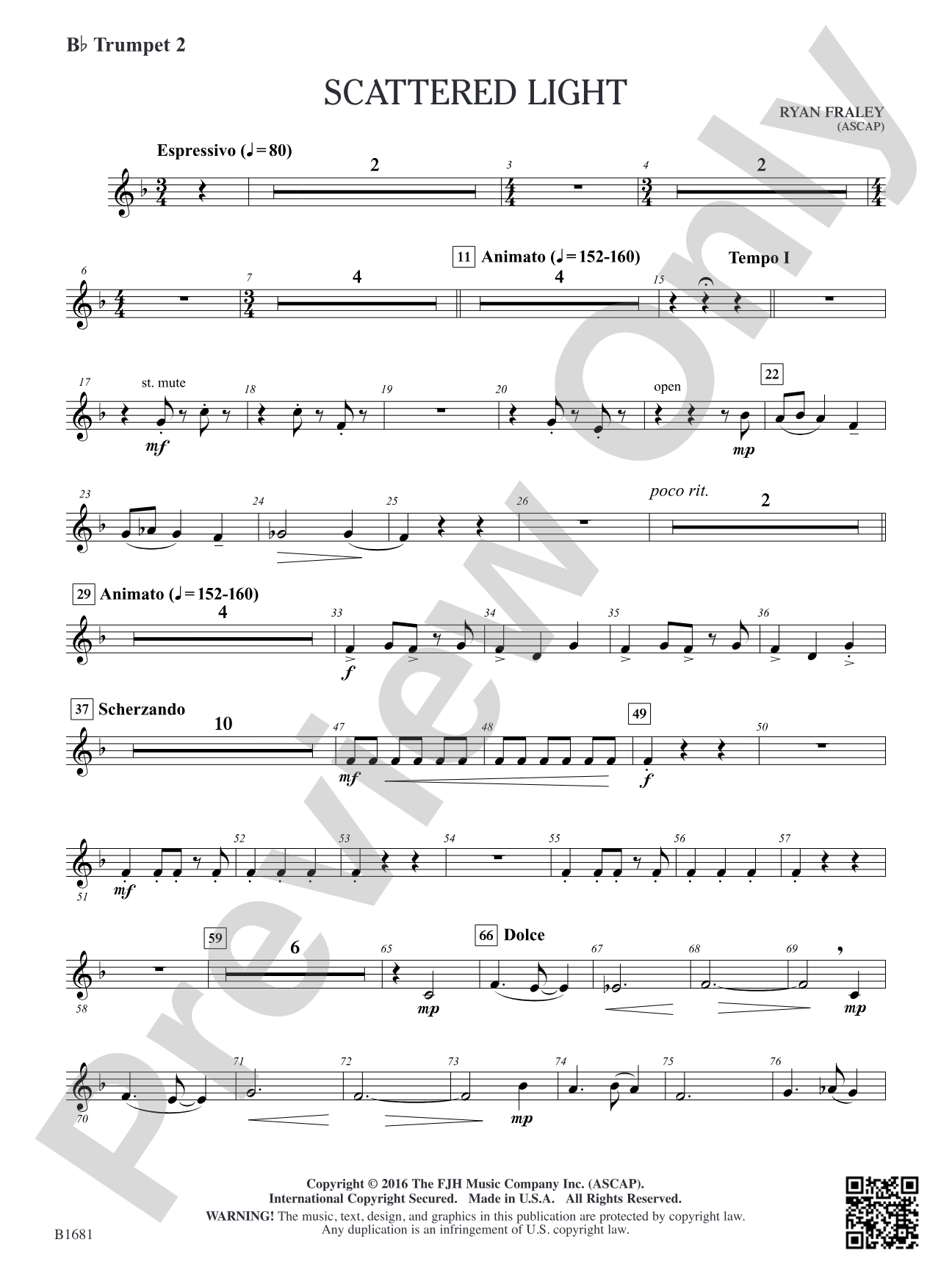 Scattered Light: B-flat Trumpet 2