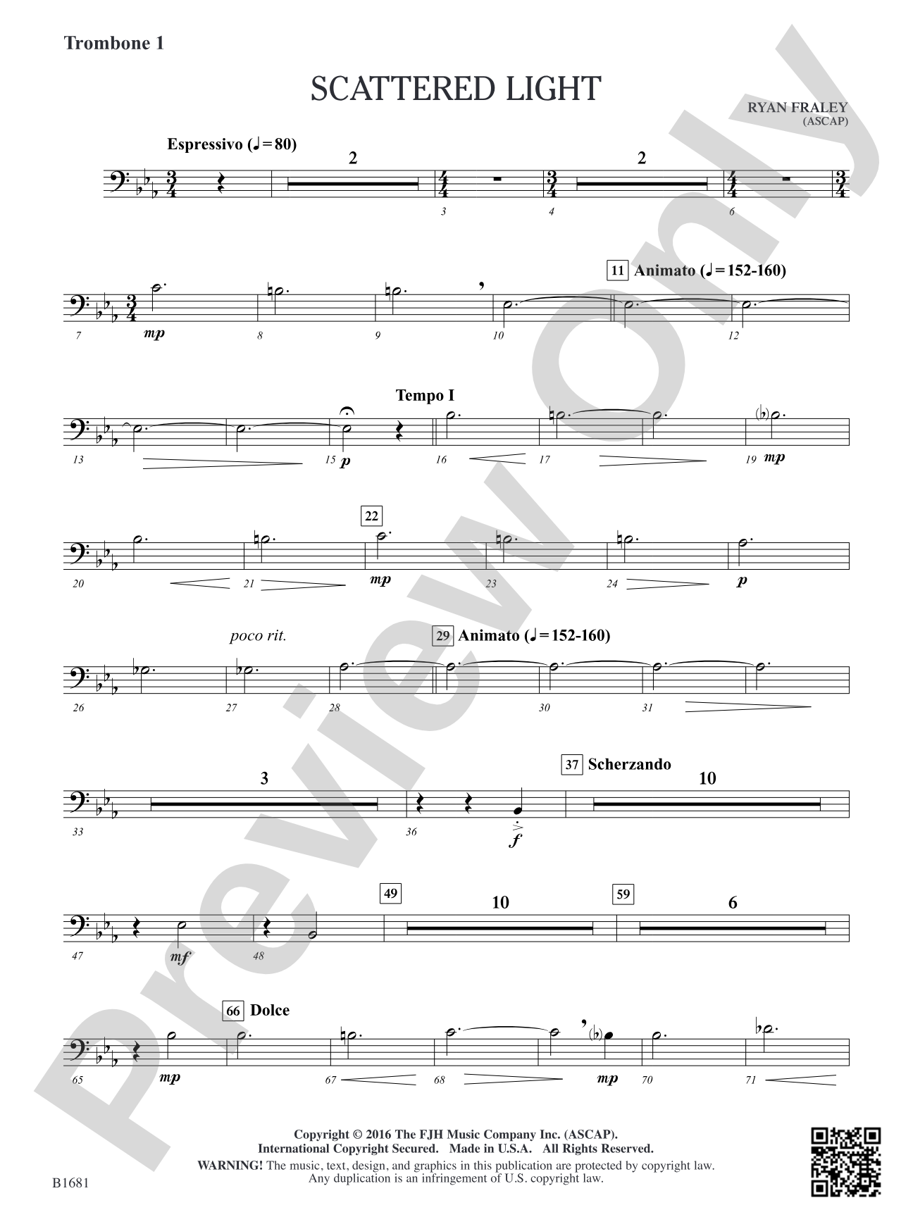 Scattered Light: Trombone 1