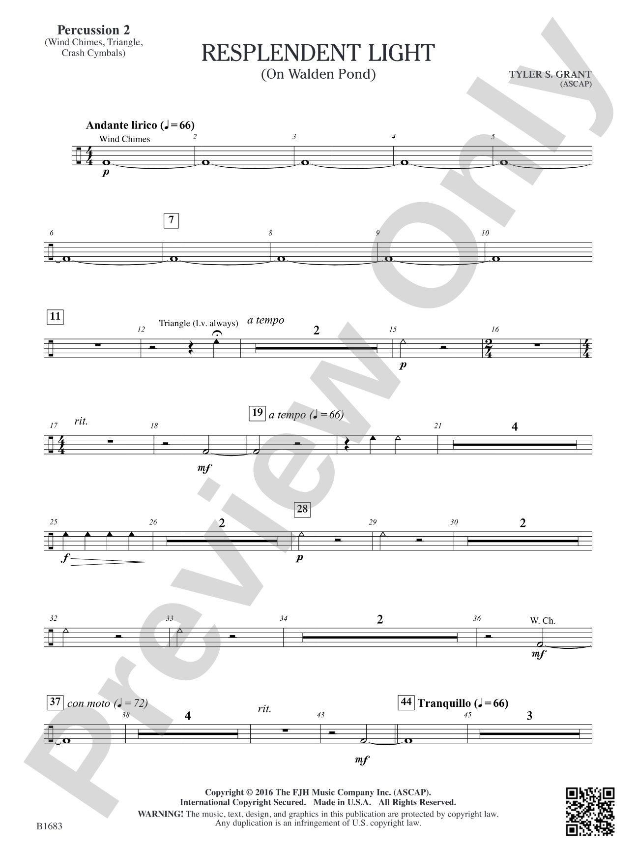 Resplendent Light: Percussion 2