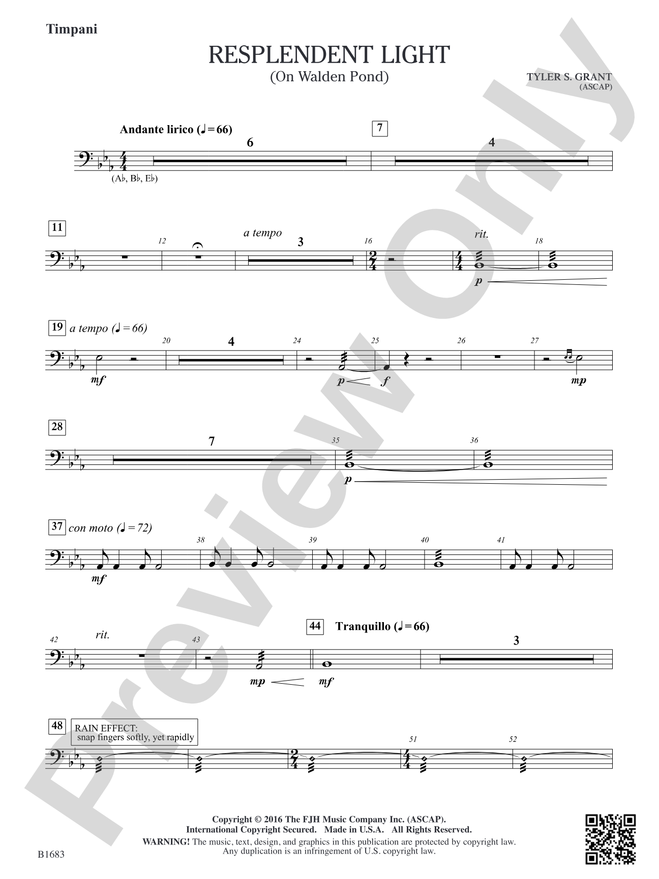 Resplendent Light: Timpani