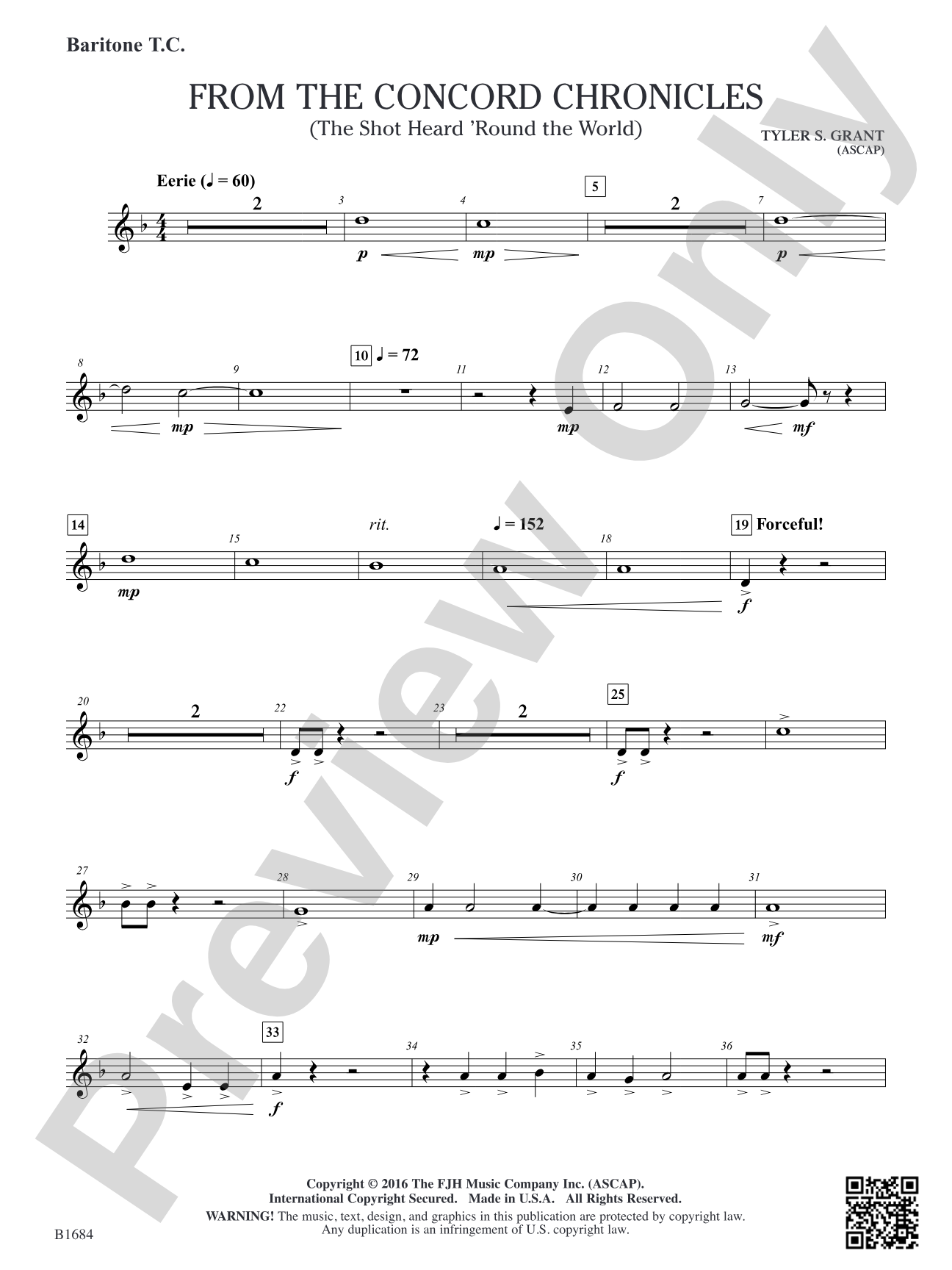 From the Concord Chronicles: Baritone T.C.