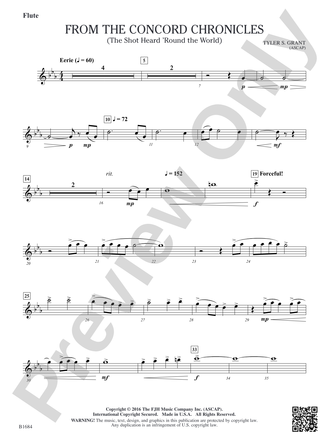 From the Concord Chronicles: Flute