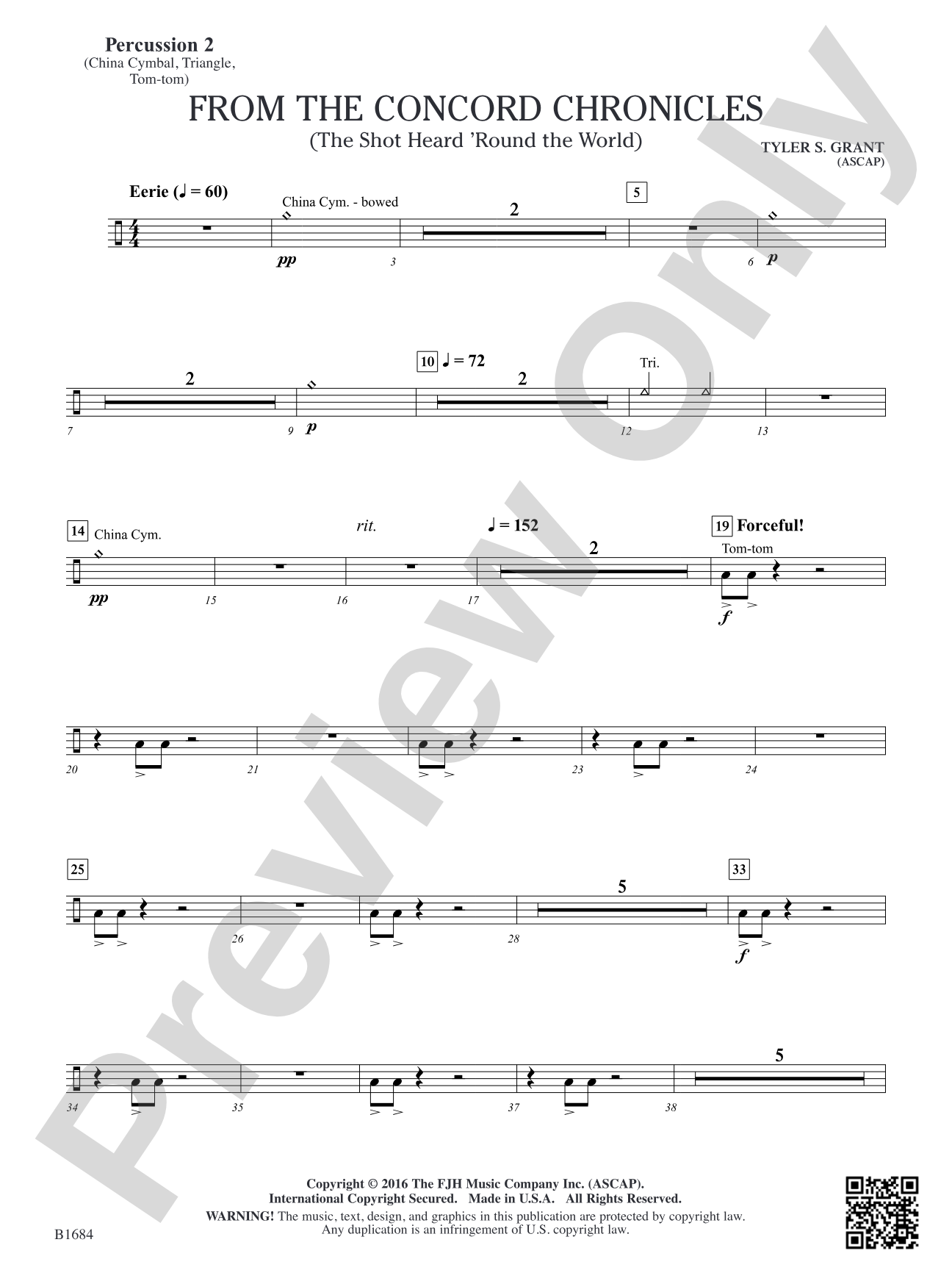 From the Concord Chronicles: Percussion 2