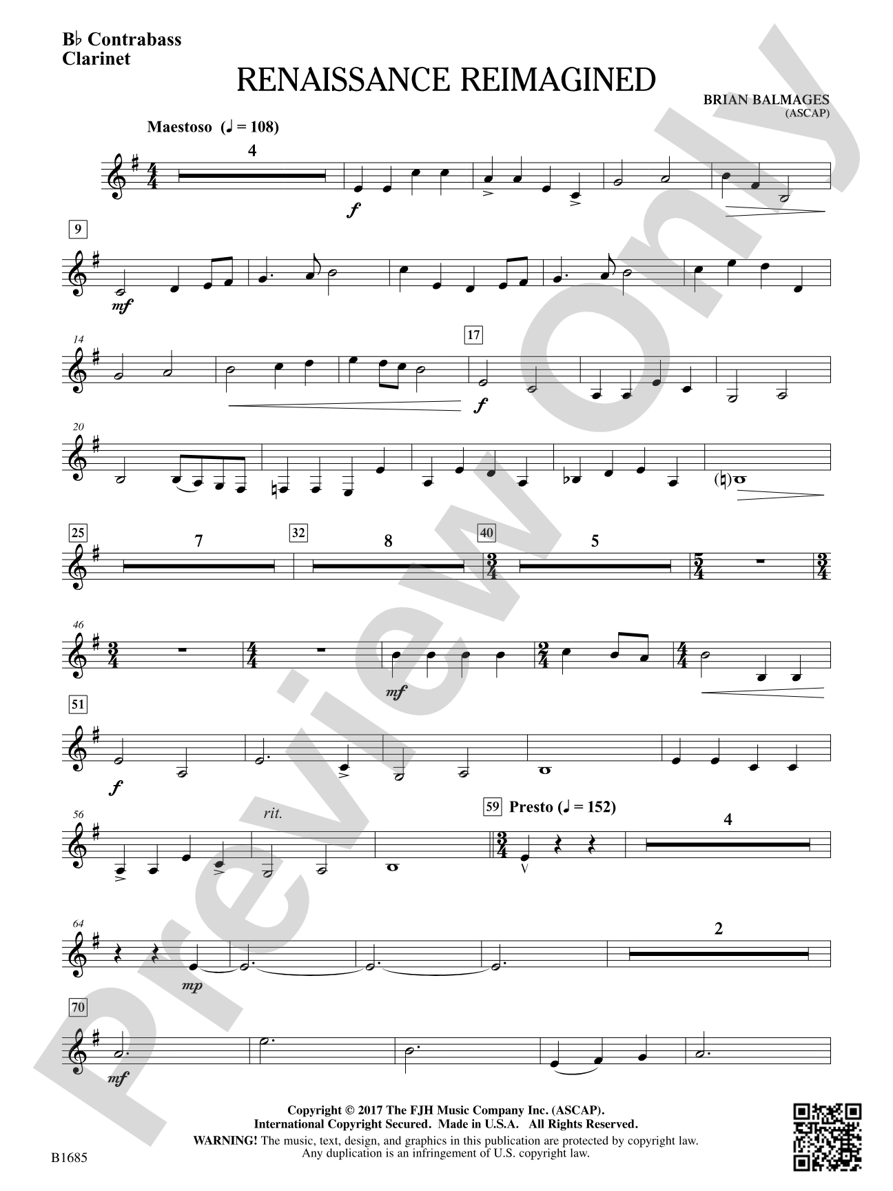 Renaissance Reimagined: B-flat Contrabass Clarinet