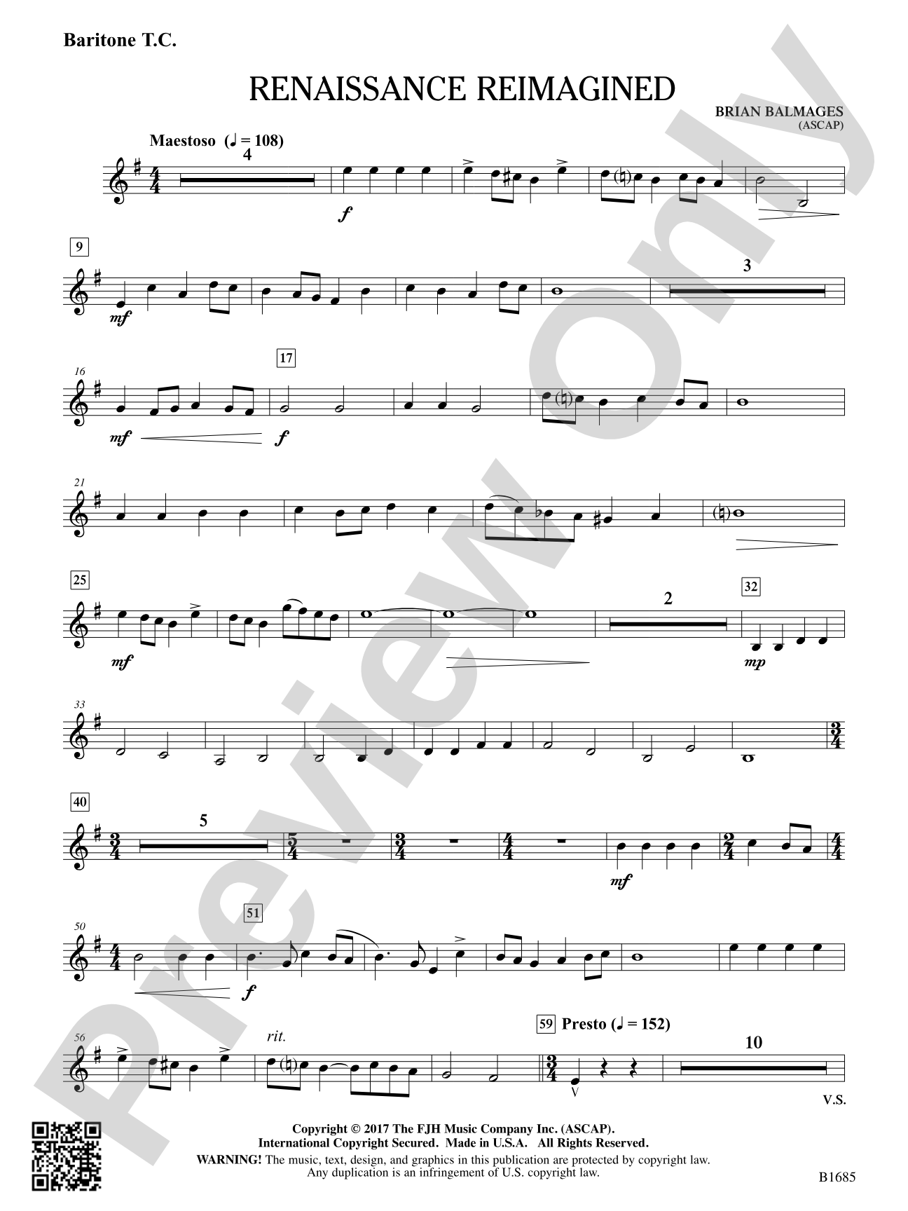 Renaissance Reimagined: Baritone T.C.