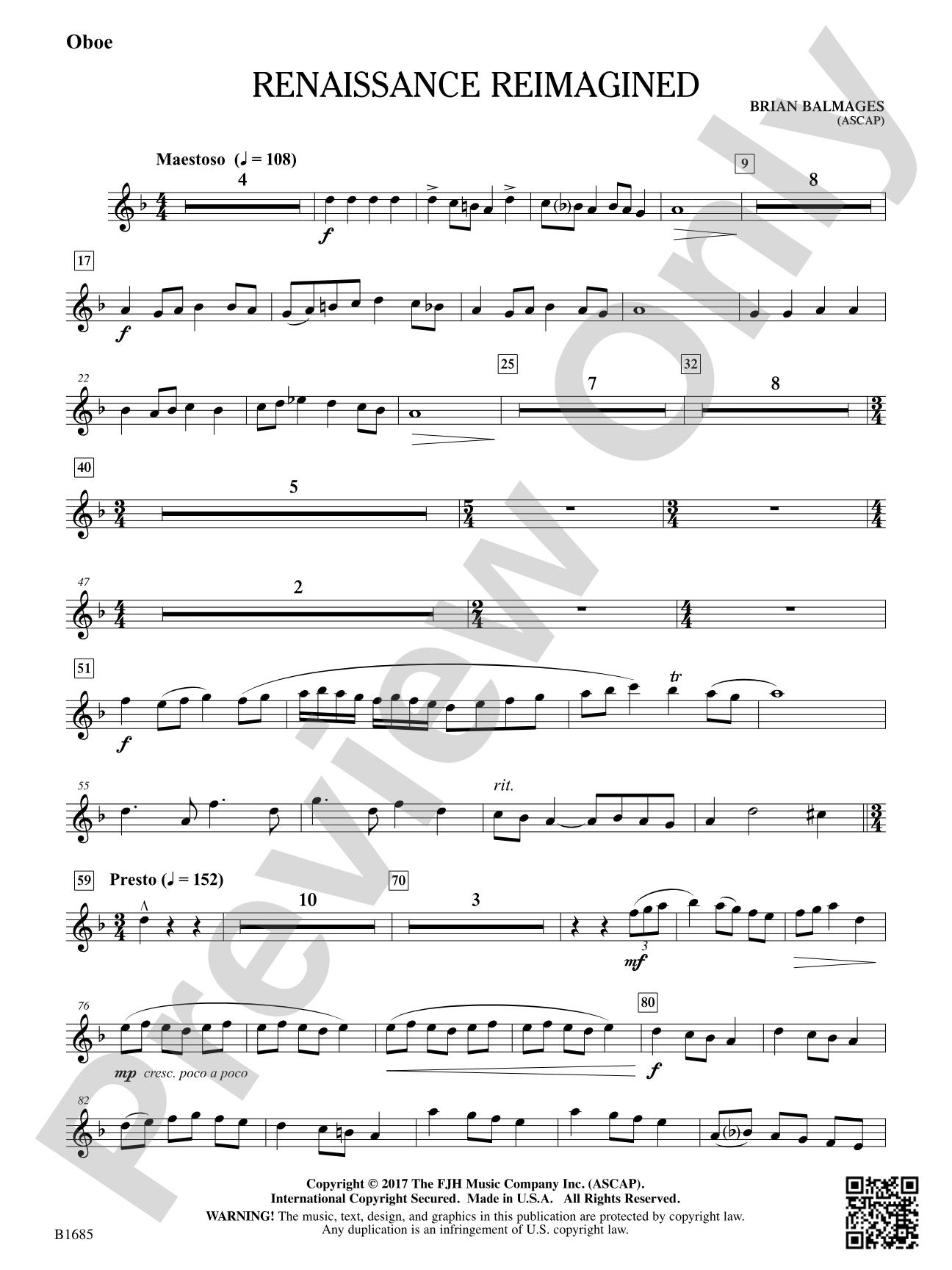 Renaissance Reimagined: Oboe