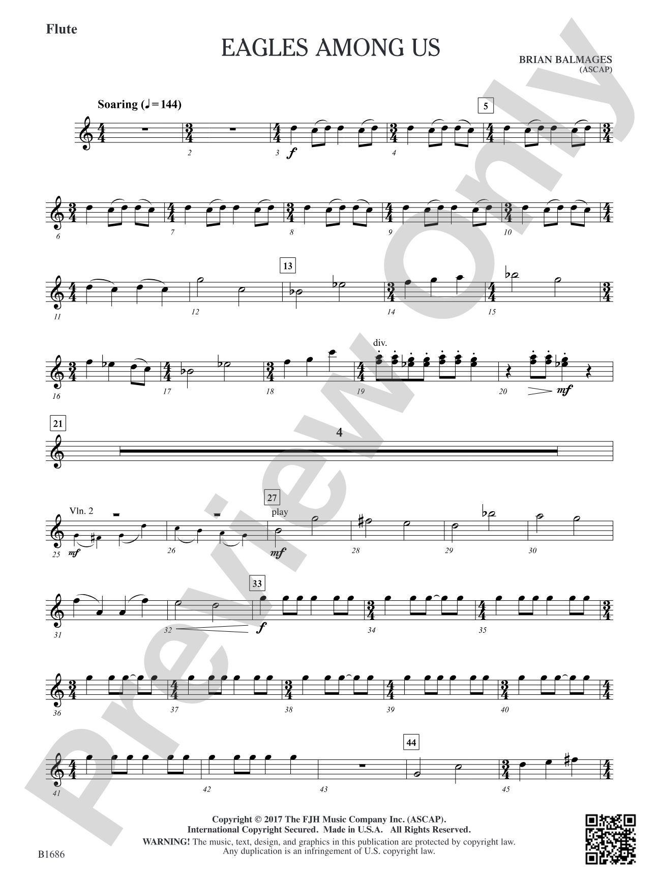 Eagles Among Us: Flute