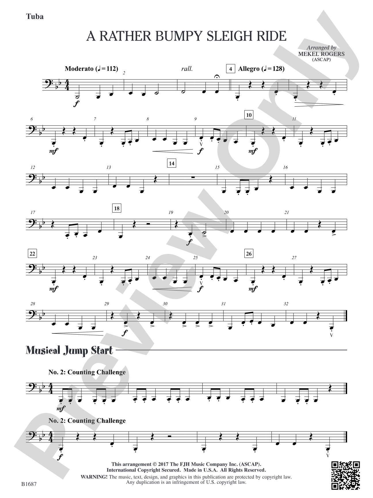 A Rather Bumpy Sleigh Ride: Tuba
