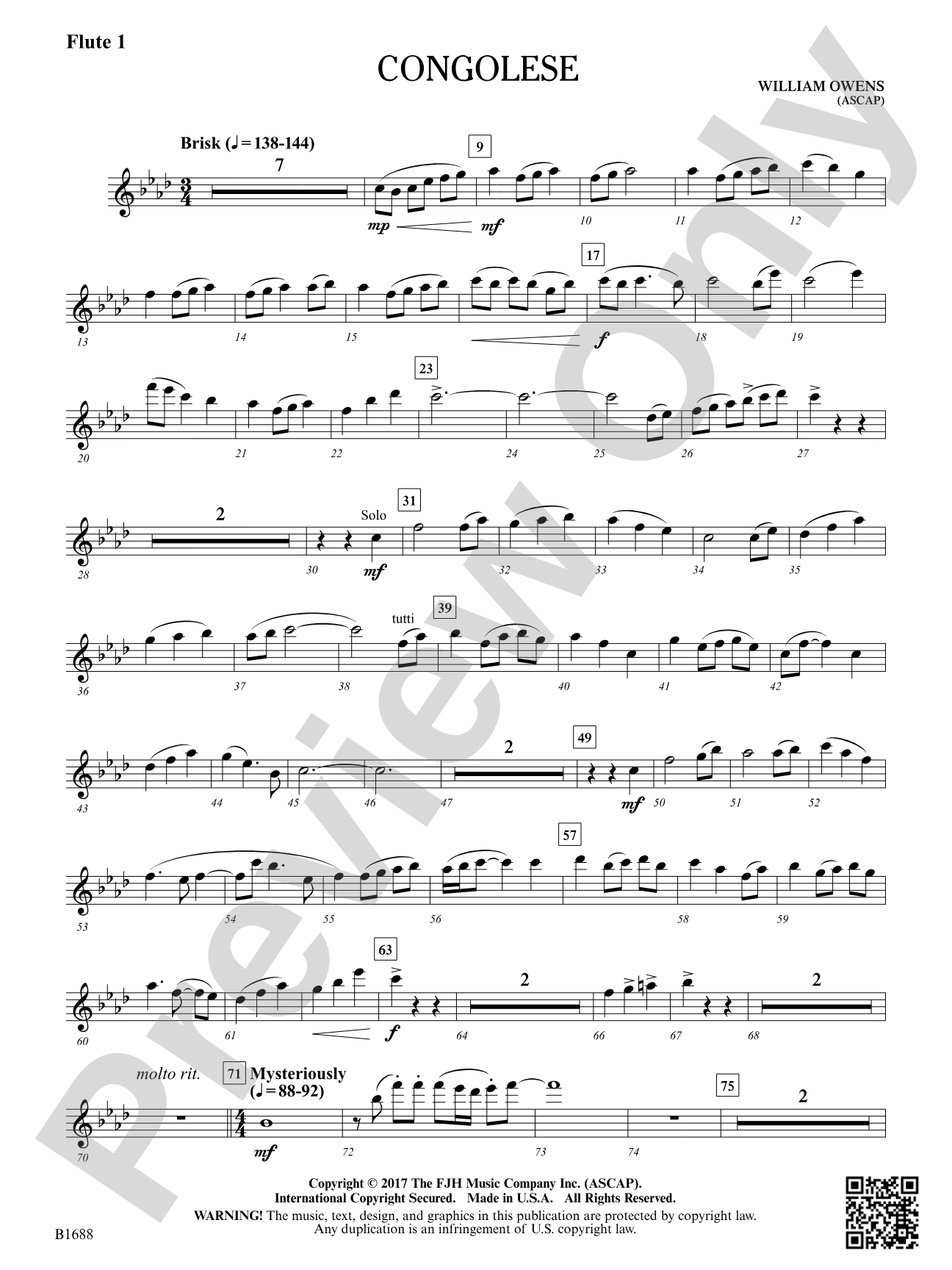 Congolese: Flute 1
