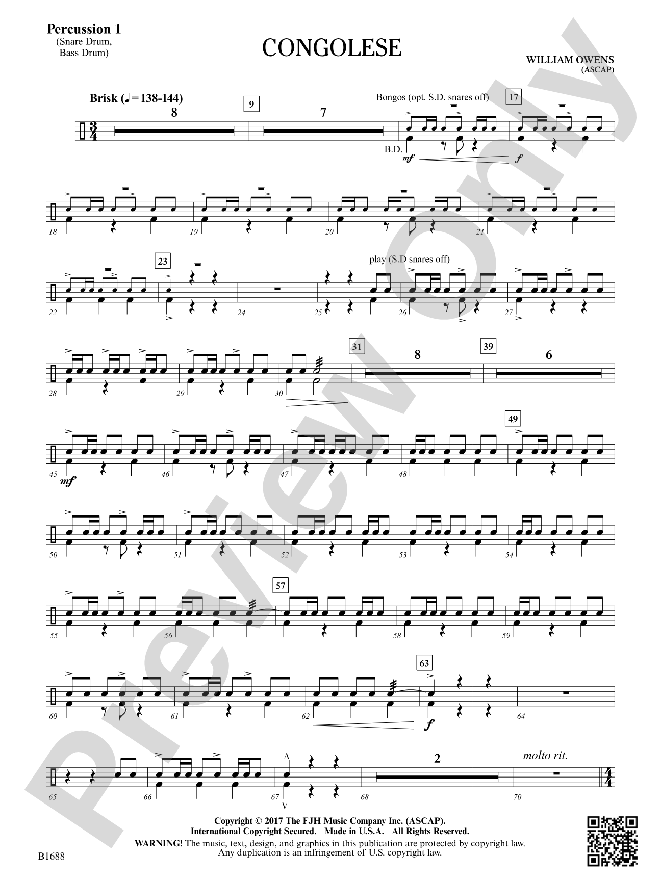 Congolese: Percussion 1