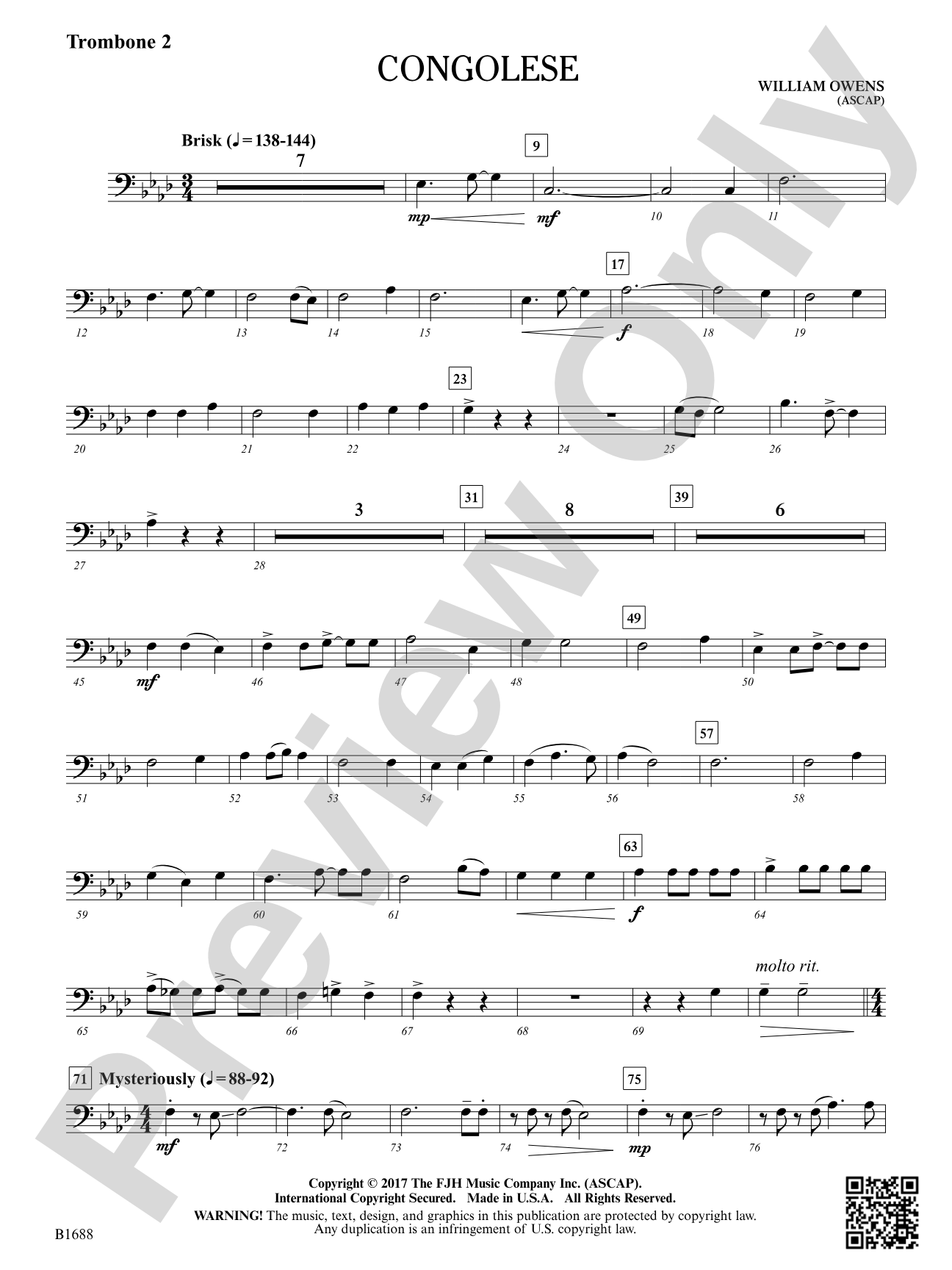 Congolese: Trombone 2