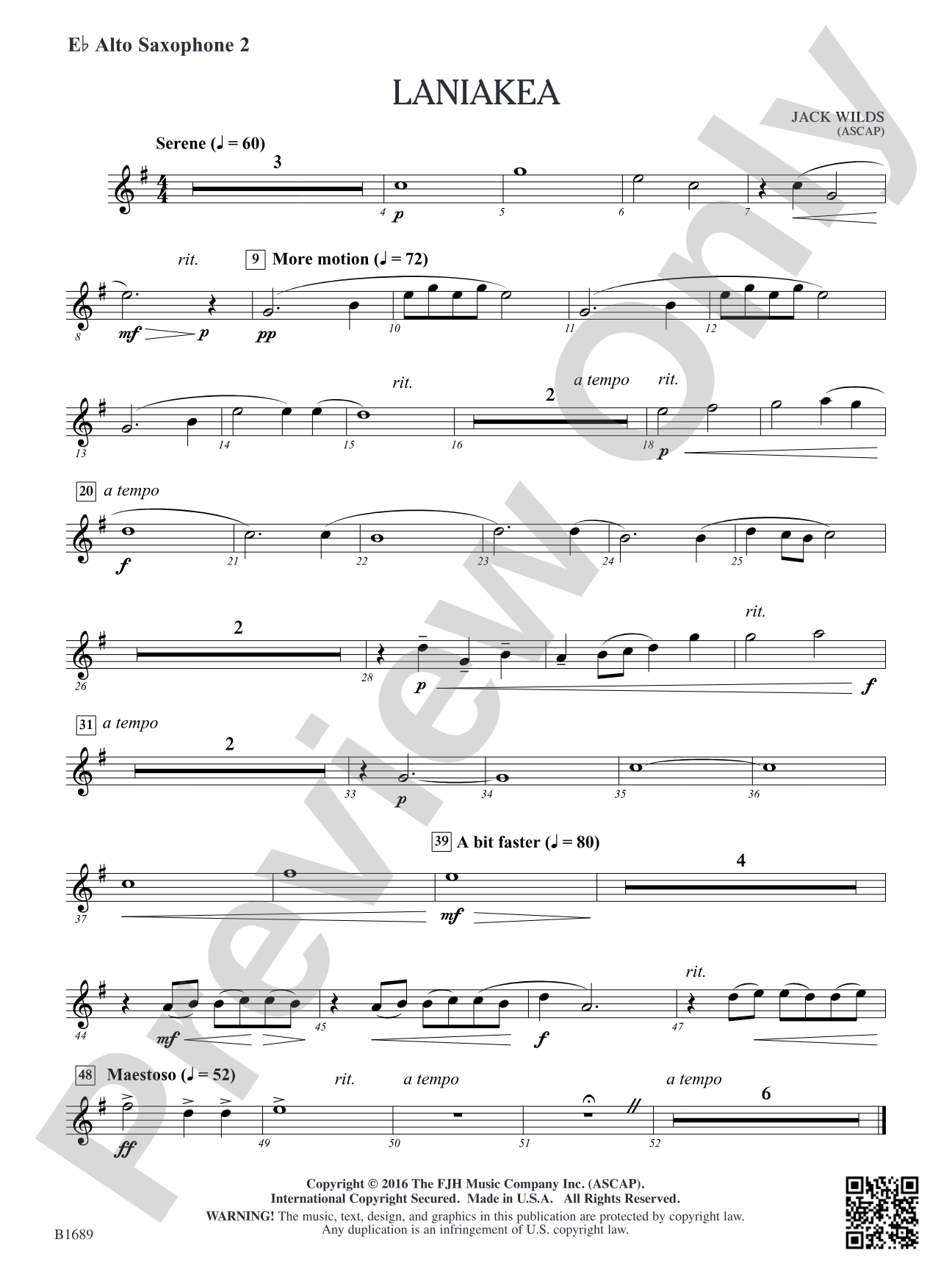 Laniakea: E-flat Alto Saxophone 2