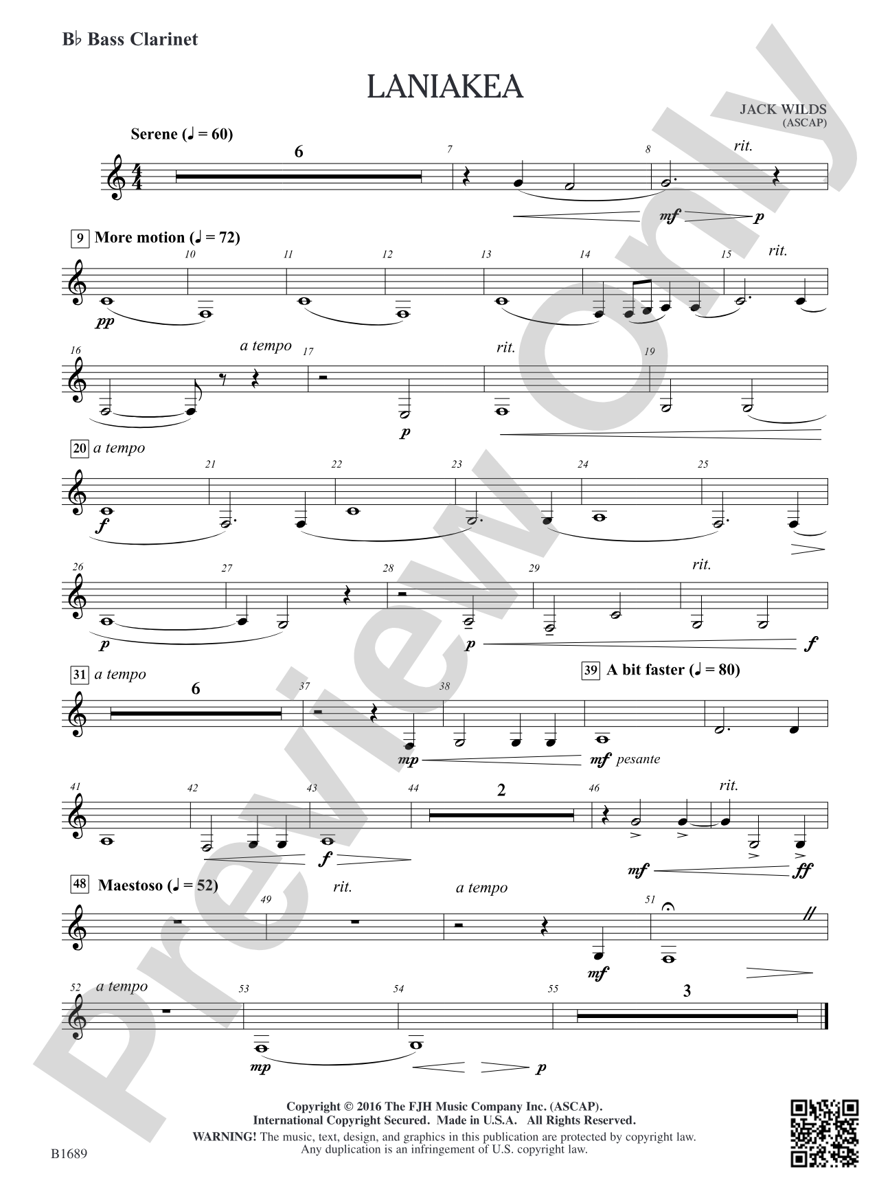 Laniakea: B-flat Bass Clarinet